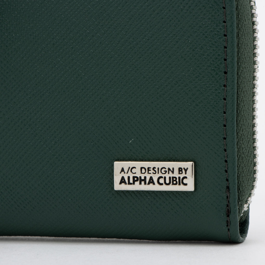 エーシーデザインバイアルファキュービック A/C DESIGN BY ALPHA CUBIC 小銭入れ メンズ 本革 ファスナー コインケース L字 コンパクト財布 シンプル ベーシック （グリーン） グリーン