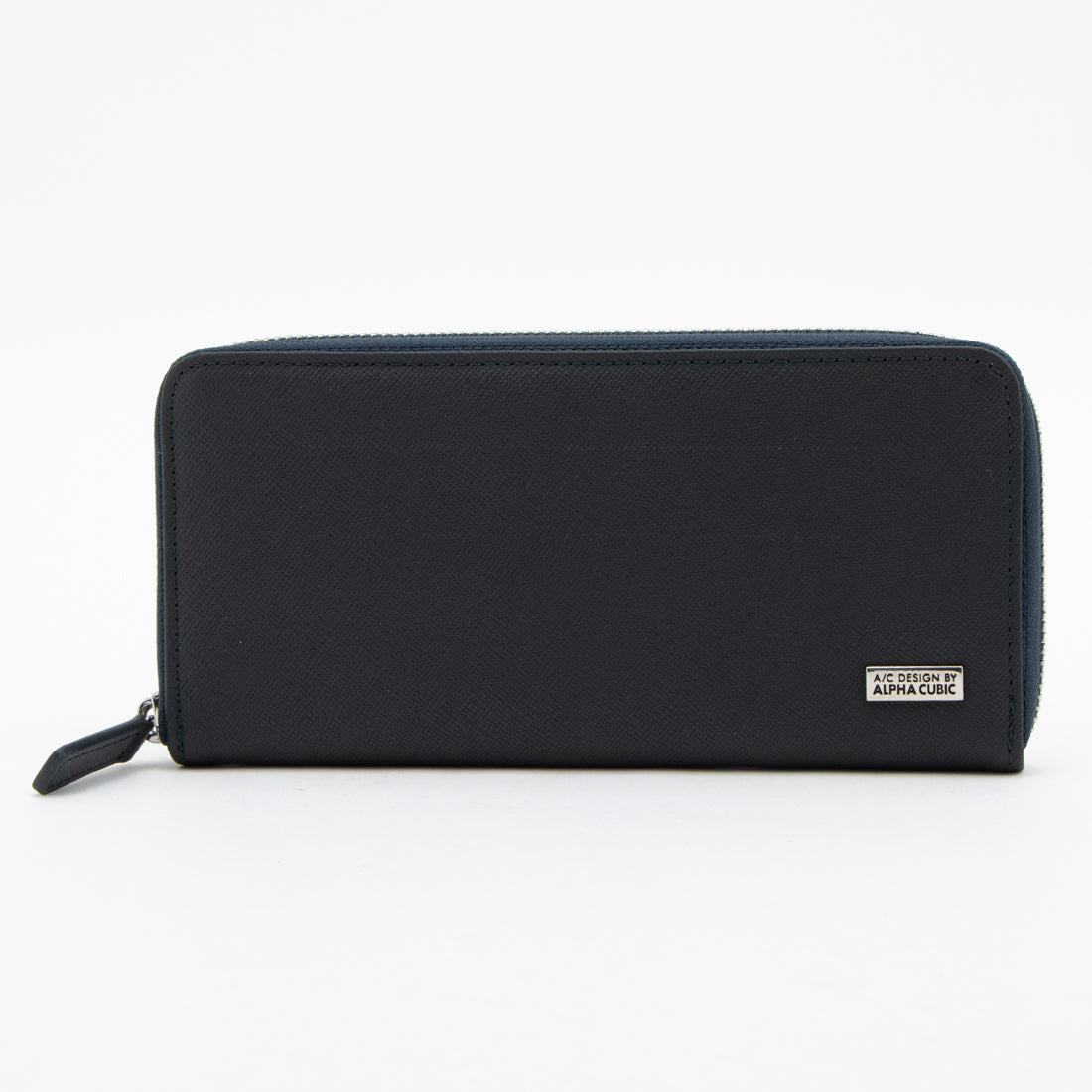 エーシーデザインバイアルファキュービック A/C DESIGN BY ALPHA CUBIC 財布 メンズ 長財布 本革 牛革 ラウンドファスナー シンプル ベーシック （ネイビー） ネイビー