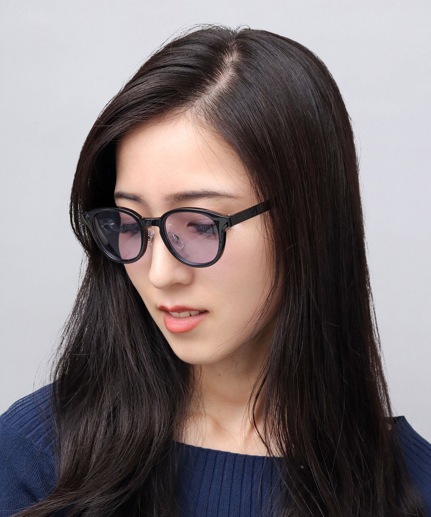 A.M.S.select 99% UV Cut Self Frame Wellington with Nose Pads / Sunglasses / Clear Frame
