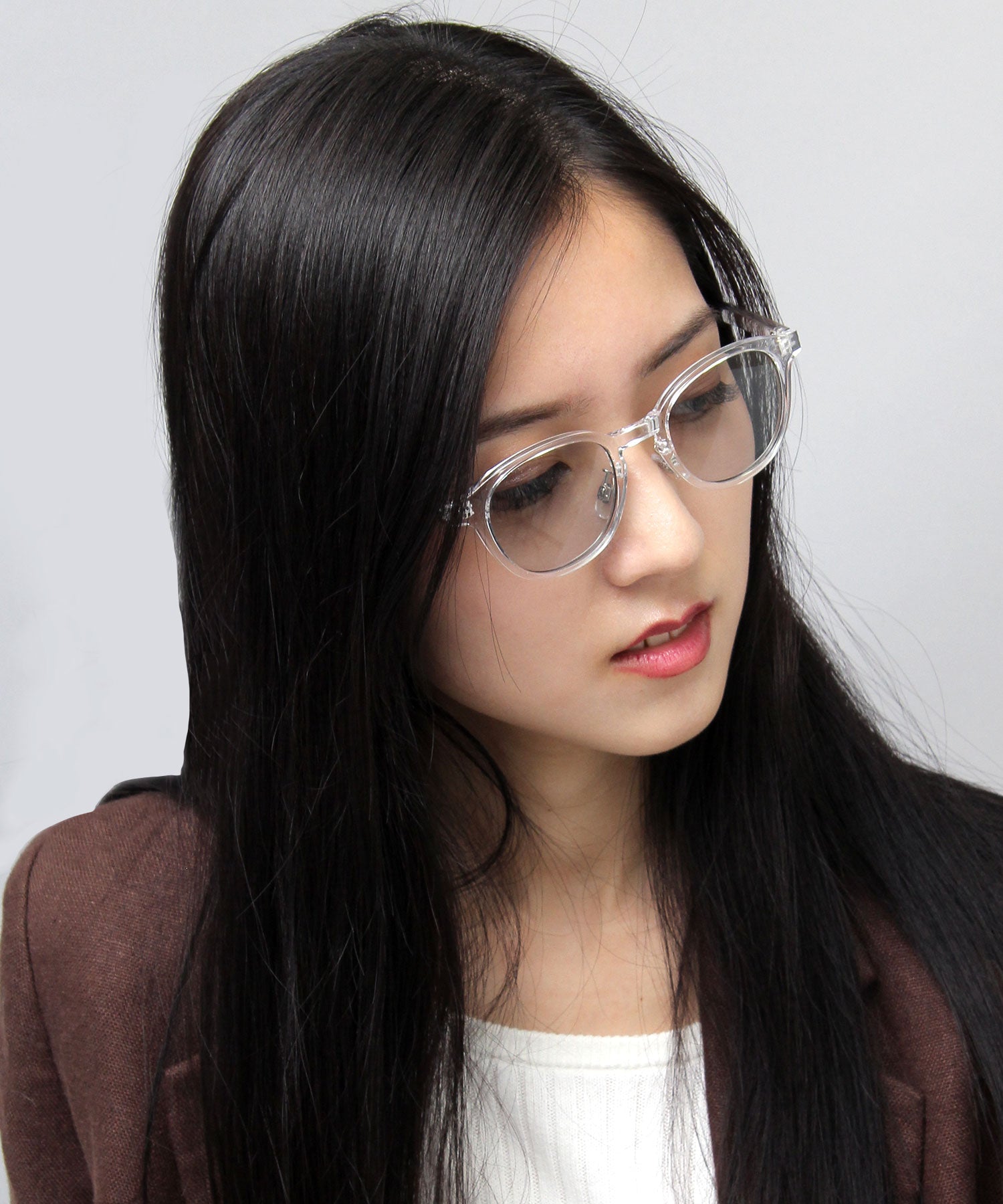 A.M.S.select 99% UV Cut Self Frame Wellington with Nose Pads / Sunglasses / Clear Frame