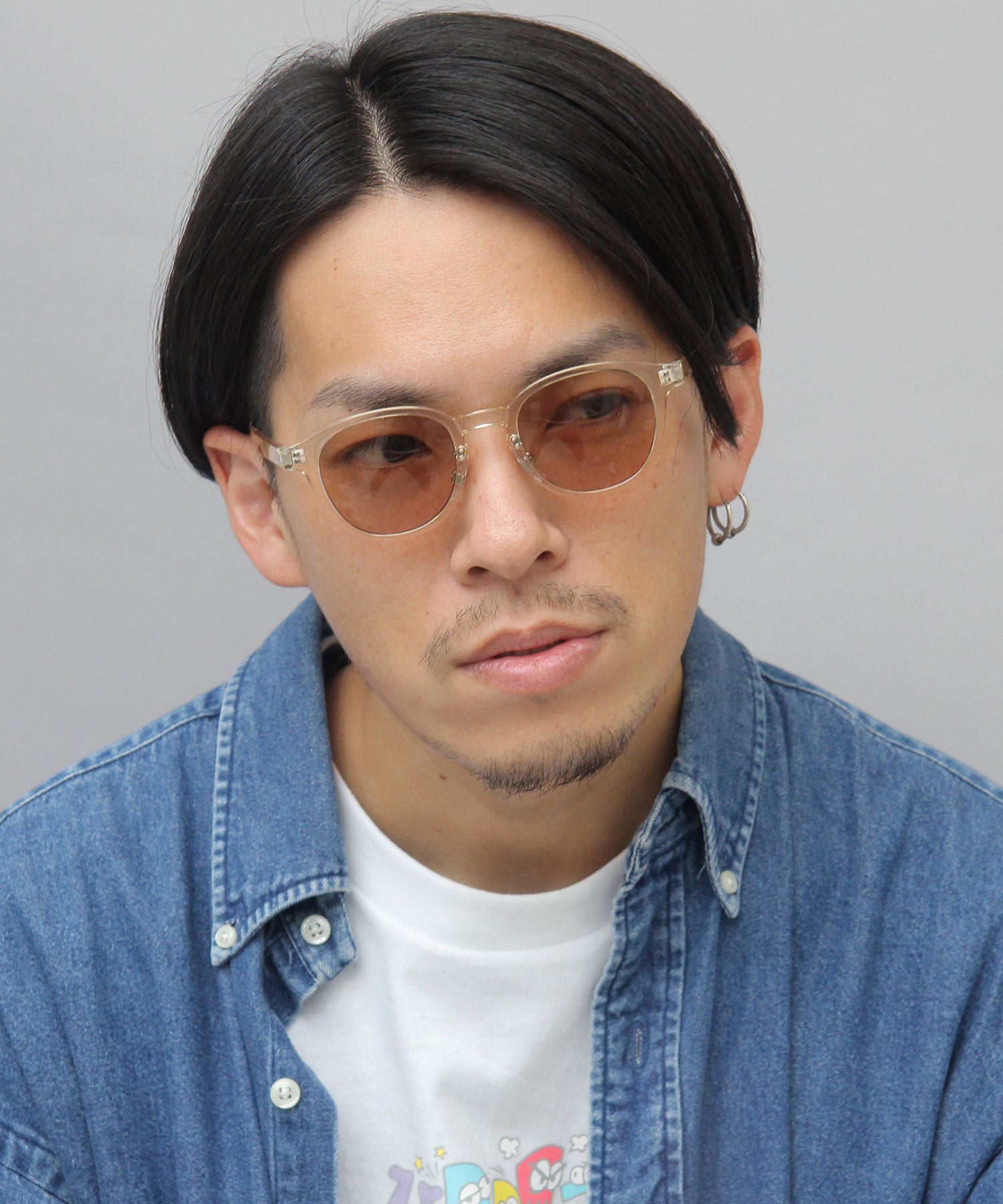 A.M.S.select 99% UV Cut Self Frame Wellington with Nose Pads / Sunglasses / Clear Frame