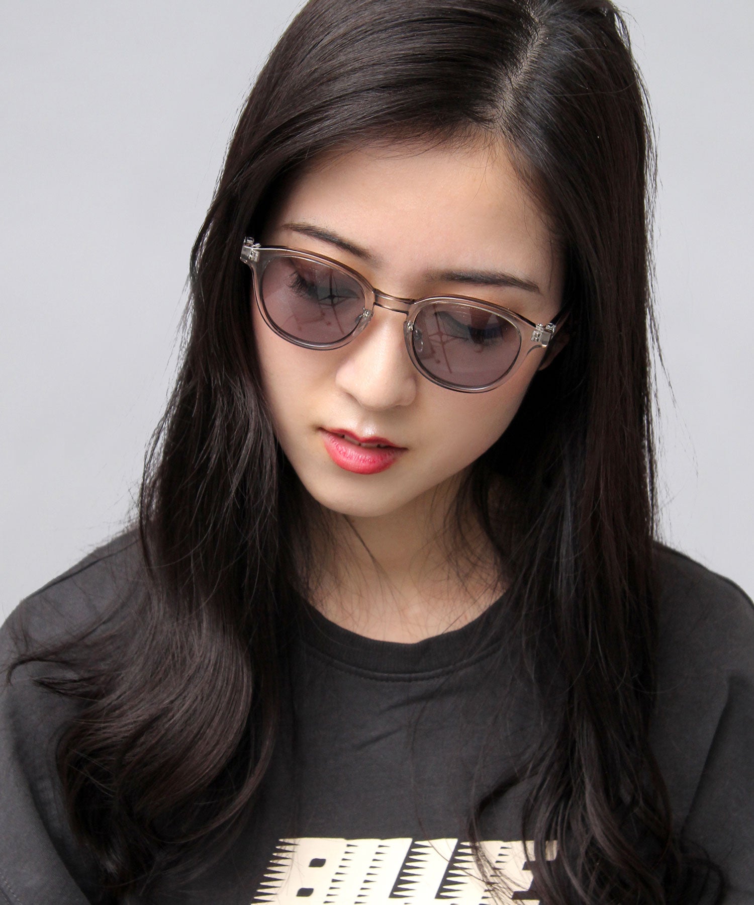 A.M.S.select 99% UV Cut Self Frame Wellington with Nose Pads / Sunglasses / Clear Frame