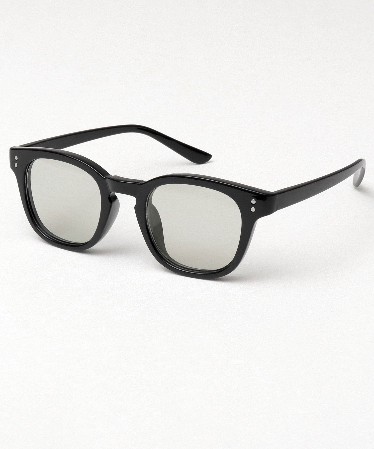 A.M.S.select Self Frame Wellington Sunglasses / Large Size / Studs / 99% UV Cut