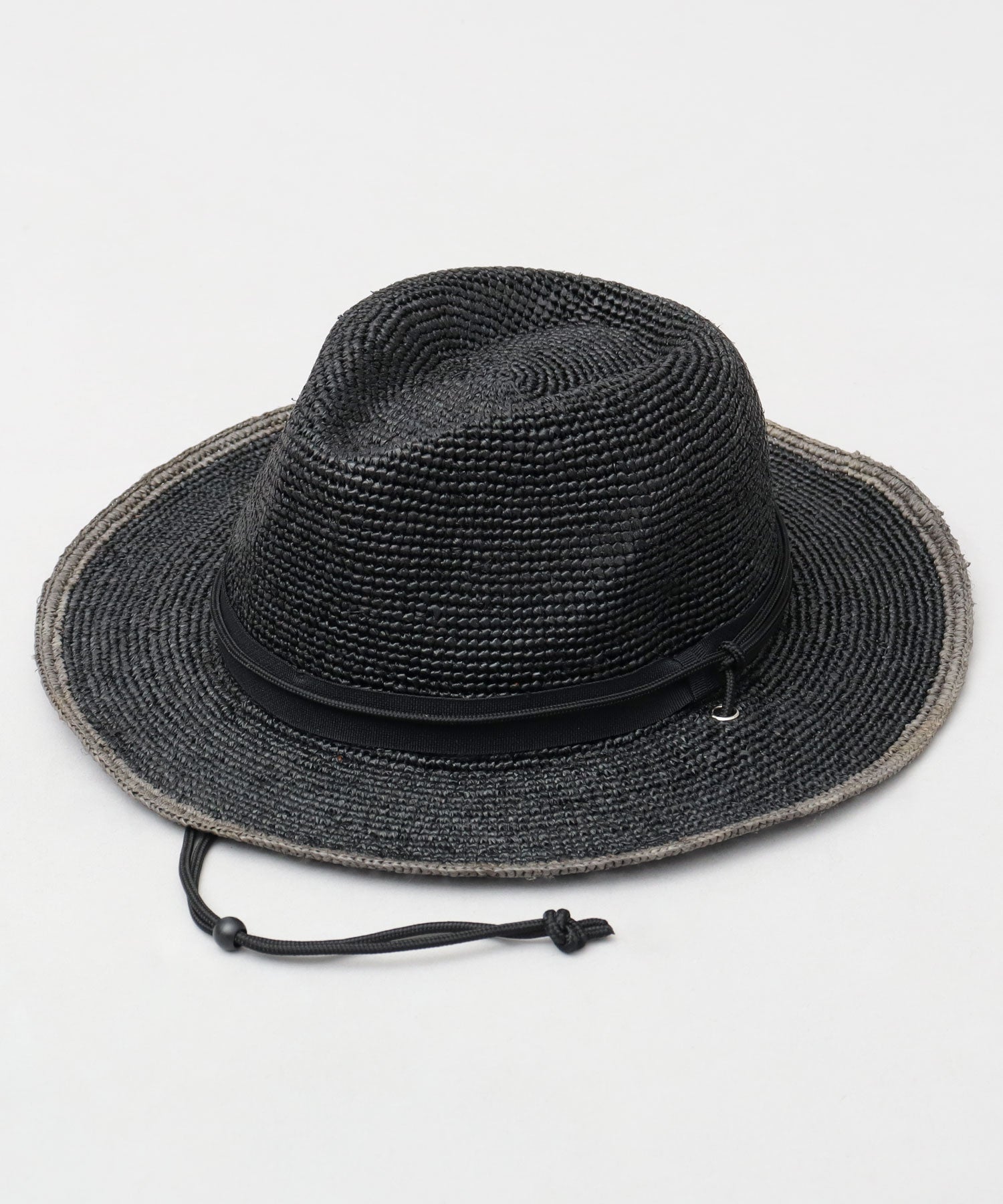 エーエムエスセレクト A.M.S.select ReqHatter レックハッター ペーパーハット 中折れハット 帽子 細編みハット 2トーン （ベージュ） ベージュ