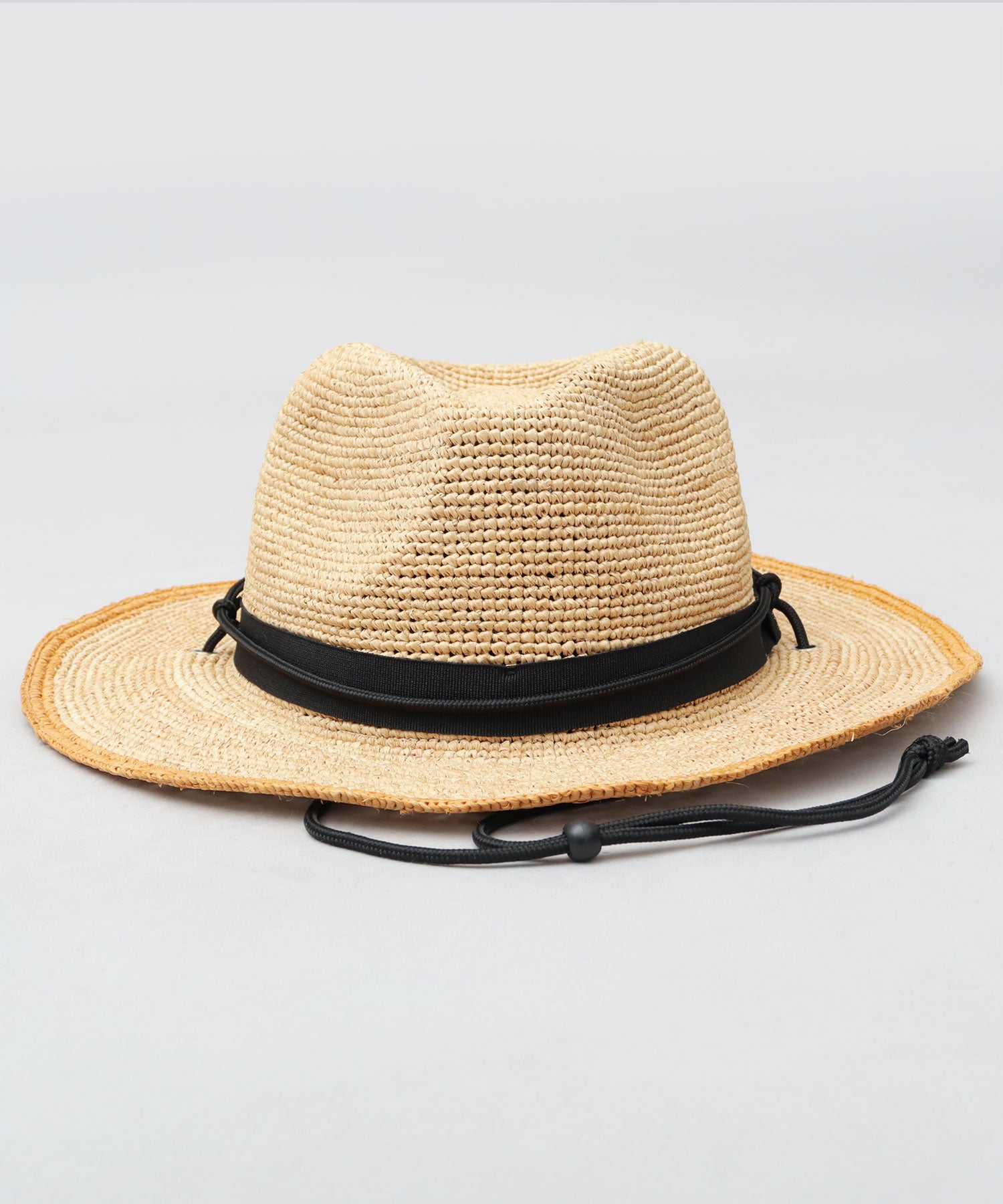 エーエムエスセレクト A.M.S.select ReqHatter レックハッター ペーパーハット 中折れハット 帽子 細編みハット 2トーン （ベージュ） ベージュ