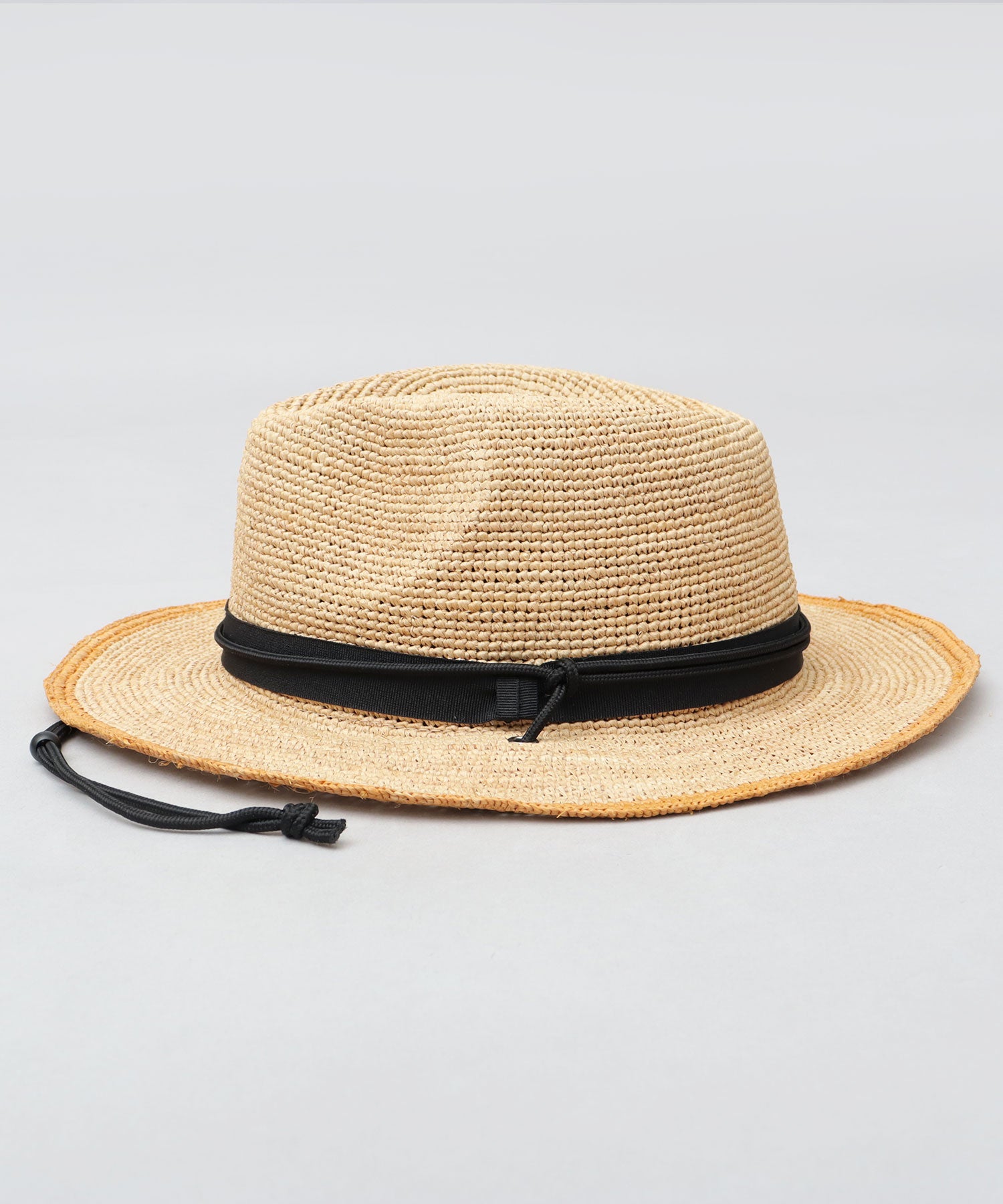 エーエムエスセレクト A.M.S.select ReqHatter レックハッター ペーパーハット 中折れハット 帽子 細編みハット 2トーン （ベージュ） ベージュ
