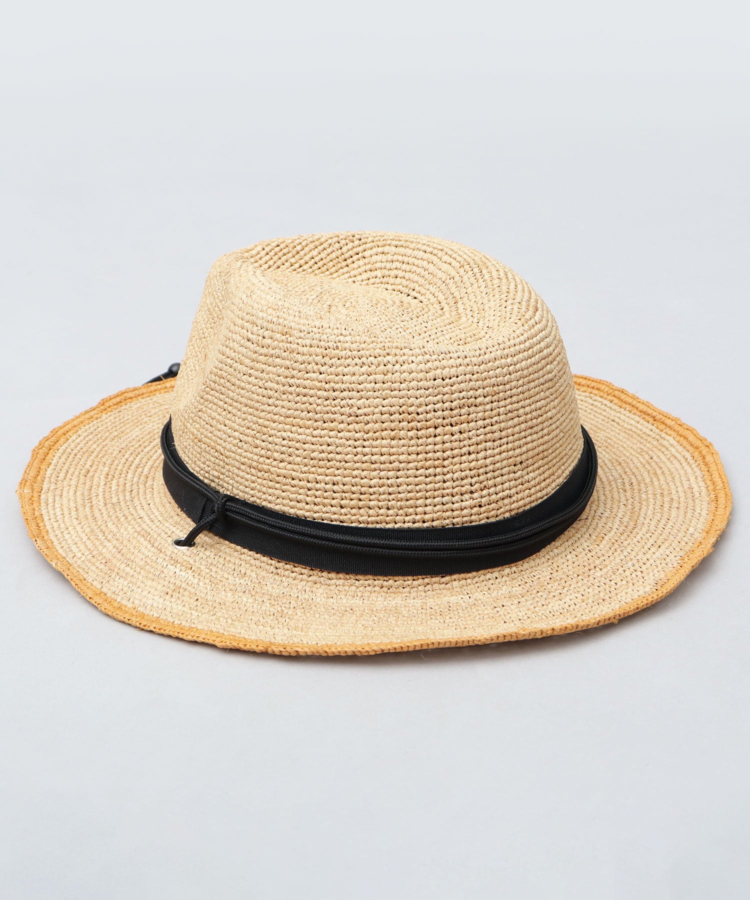エーエムエスセレクト A.M.S.select ReqHatter レックハッター ペーパーハット 中折れハット 帽子 細編みハット 2トーン （ベージュ） ベージュ