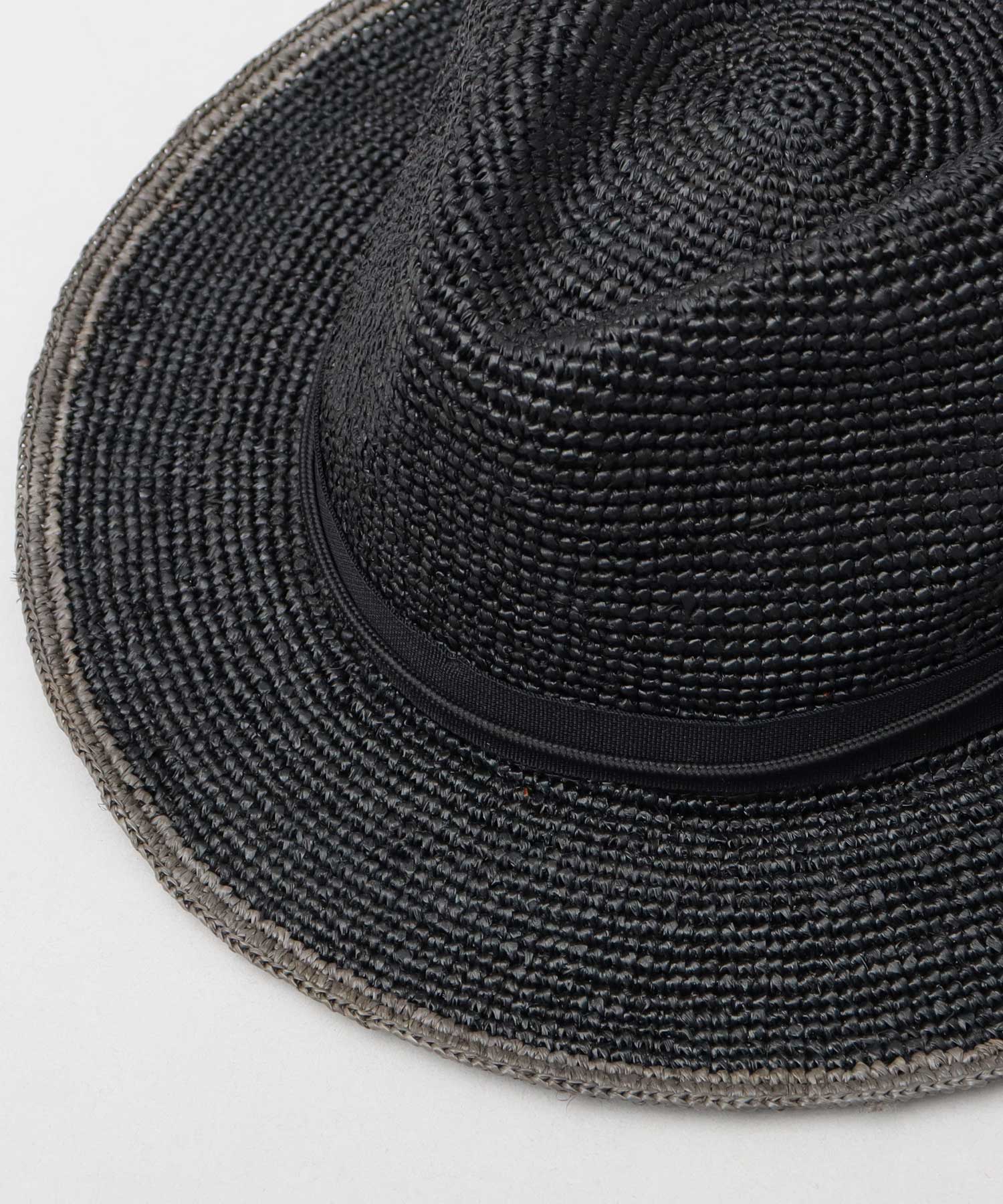 エーエムエスセレクト A.M.S.select ReqHatter レックハッター ペーパーハット 中折れハット 帽子 細編みハット 2トーン （ベージュ） ベージュ