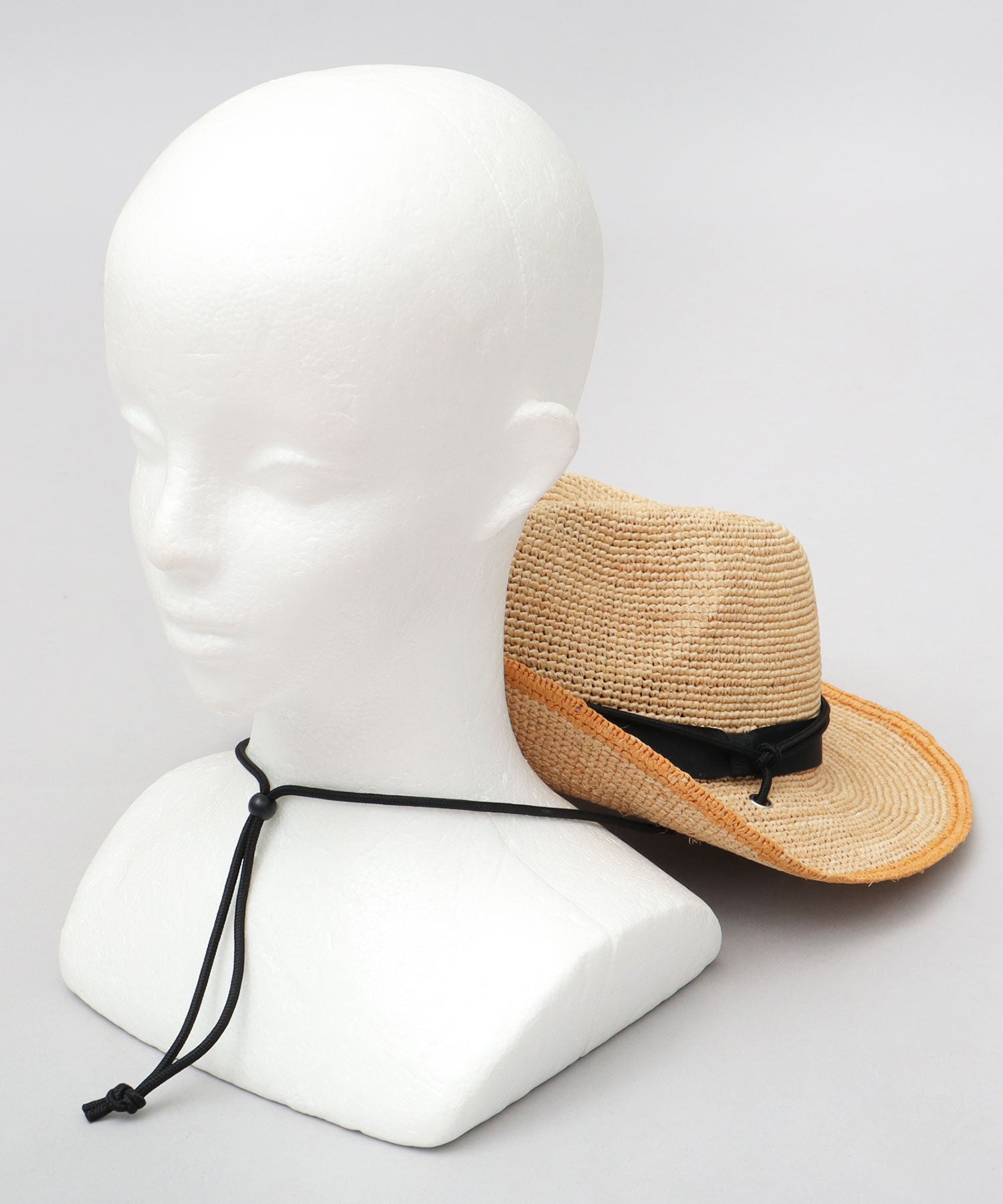 エーエムエスセレクト A.M.S.select ReqHatter レックハッター ペーパーハット 中折れハット 帽子 細編みハット 2トーン （ベージュ） ベージュ