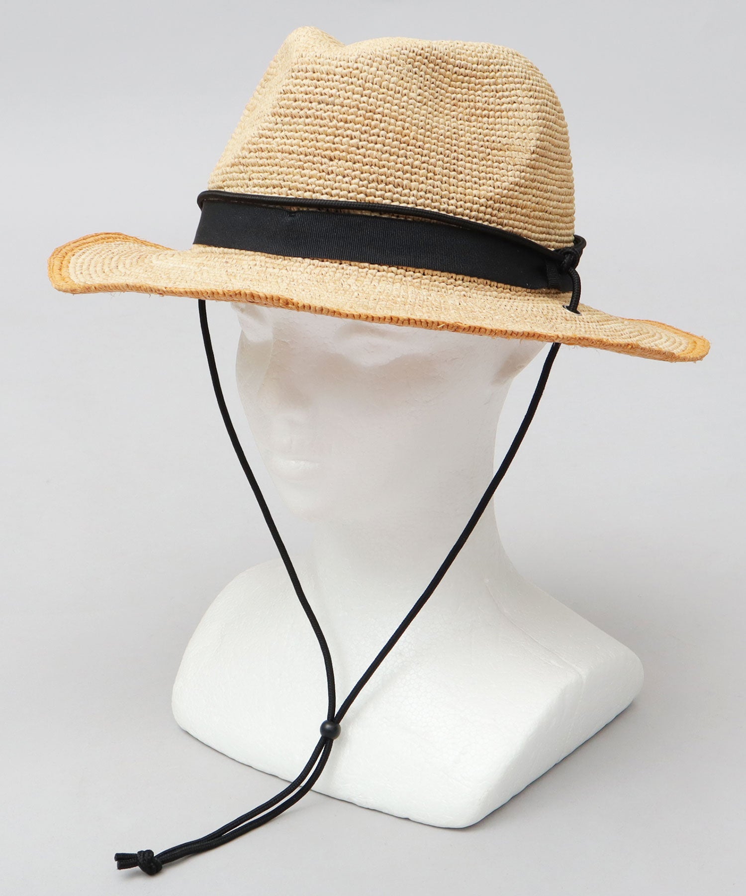 エーエムエスセレクト A.M.S.select ReqHatter レックハッター ペーパーハット 中折れハット 帽子 細編みハット 2トーン （ベージュ） ベージュ