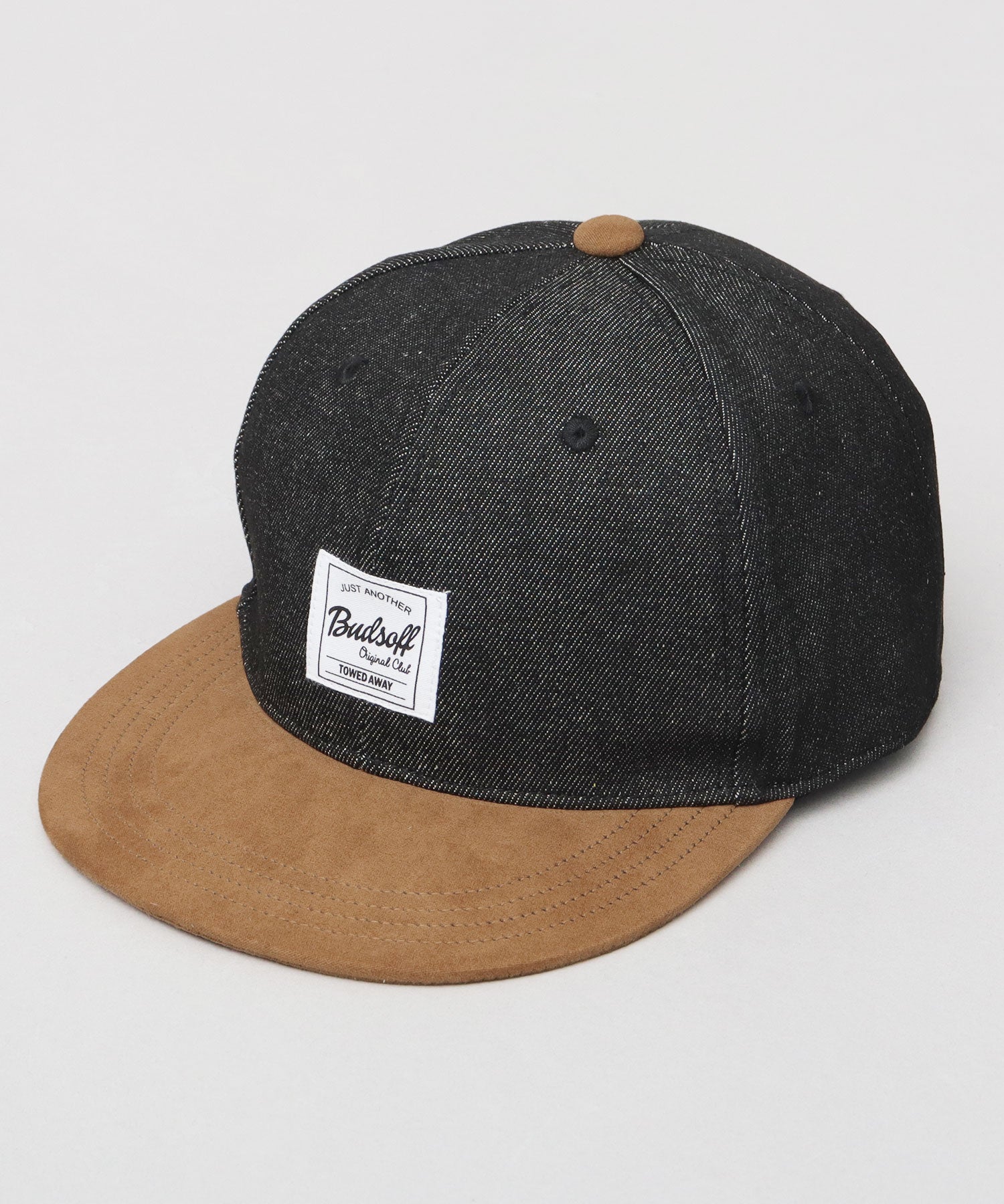 エーエムエスセレクト A.M.S.select ベースボールキャップ メンズ 帽子 デニム BBキャップ フラットバイザー （ブラック） ブラック