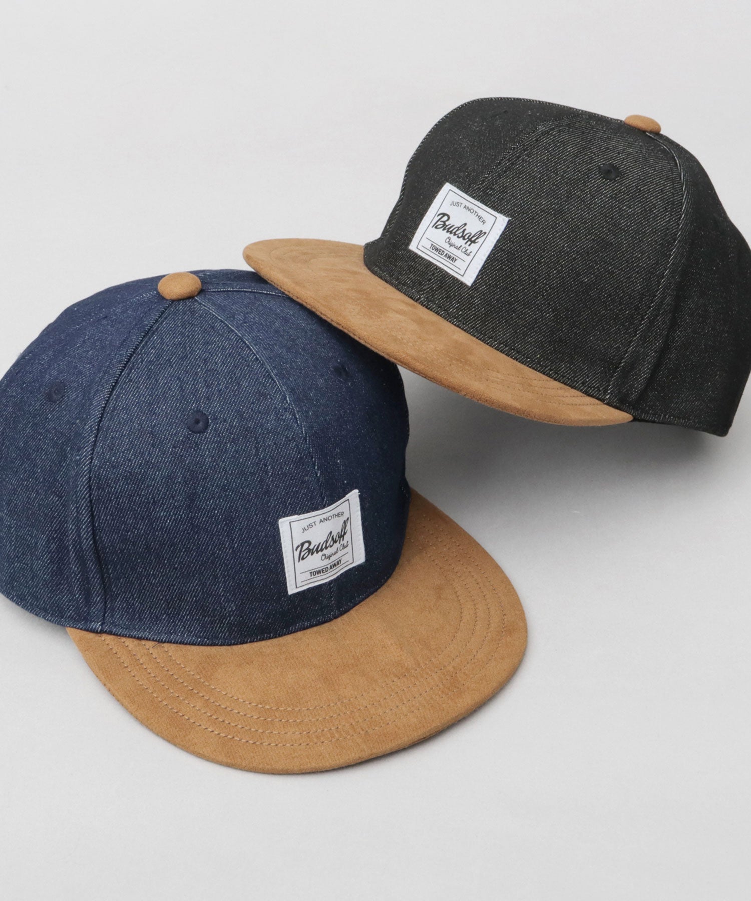 エーエムエスセレクト A.M.S.select ベースボールキャップ メンズ 帽子 デニム BBキャップ フラットバイザー （ブラック） ブラック