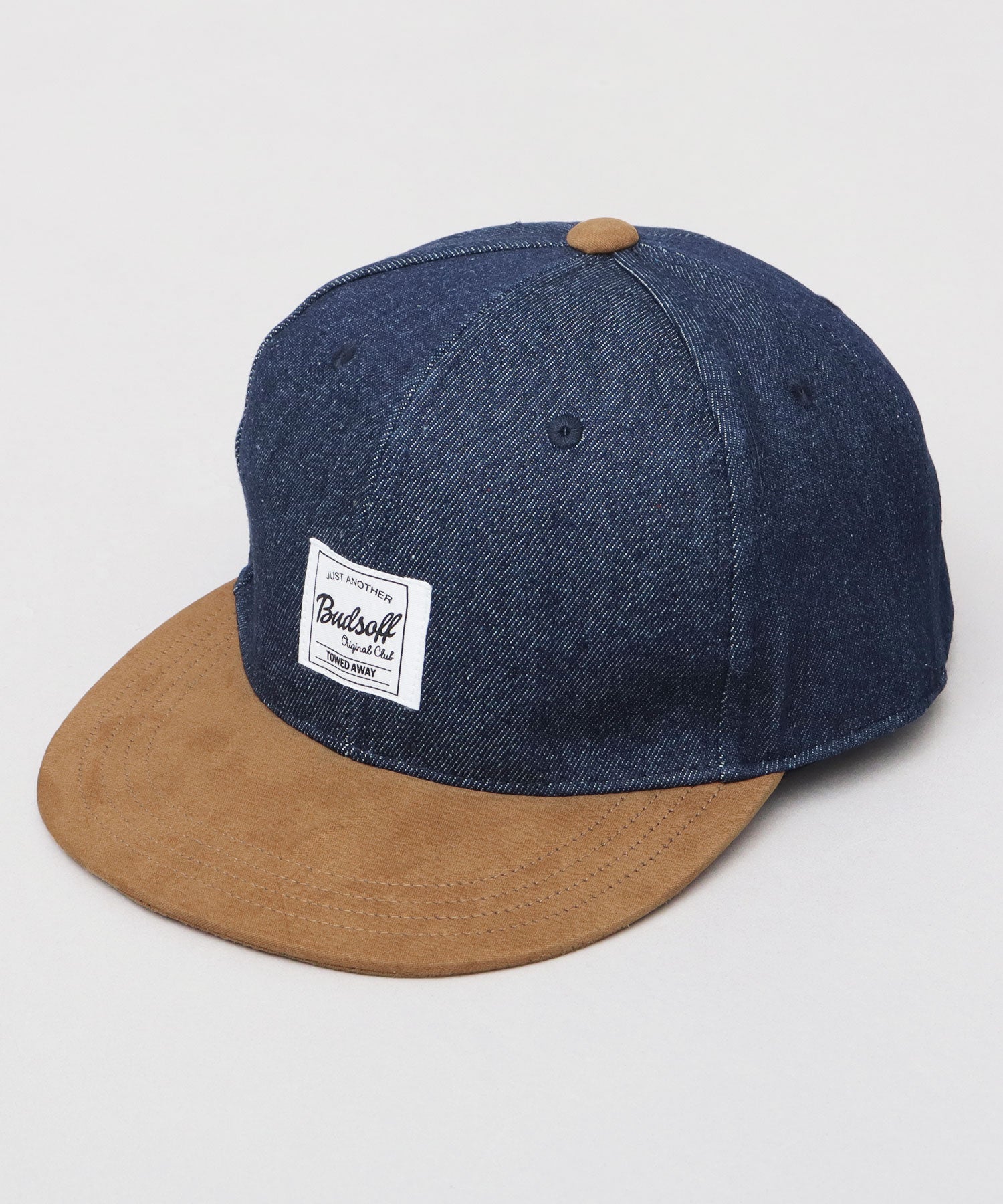 エーエムエスセレクト A.M.S.select ベースボールキャップ メンズ 帽子 デニム BBキャップ フラットバイザー （ネイビー） ネイビー