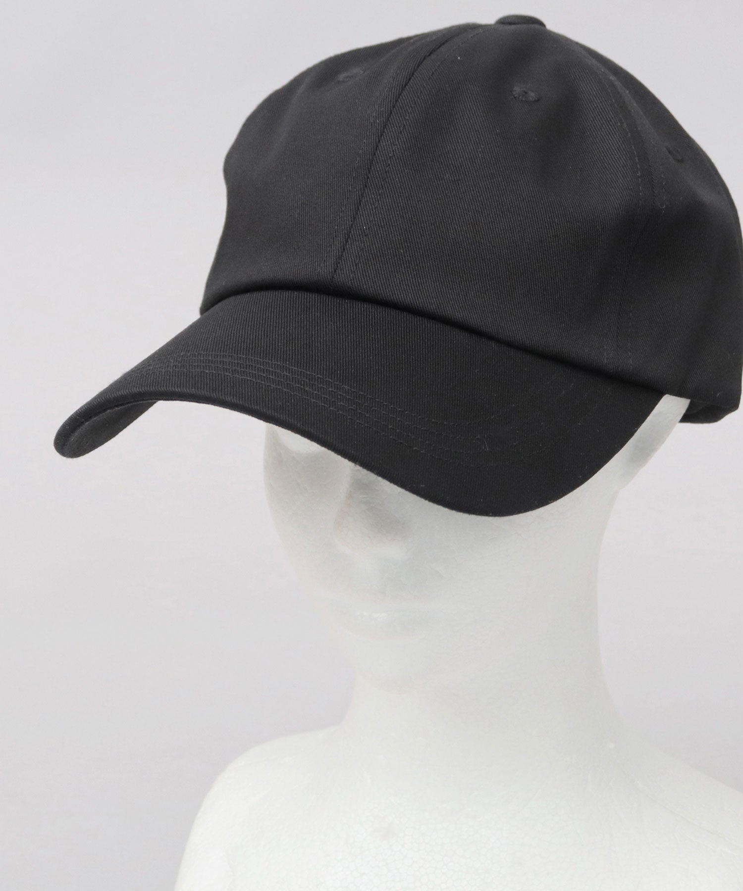 エーエムエスセレクト A.M.S.select ロングビル コットンキャップ つば長 深め （ダークネイビー） ダークネイビー
