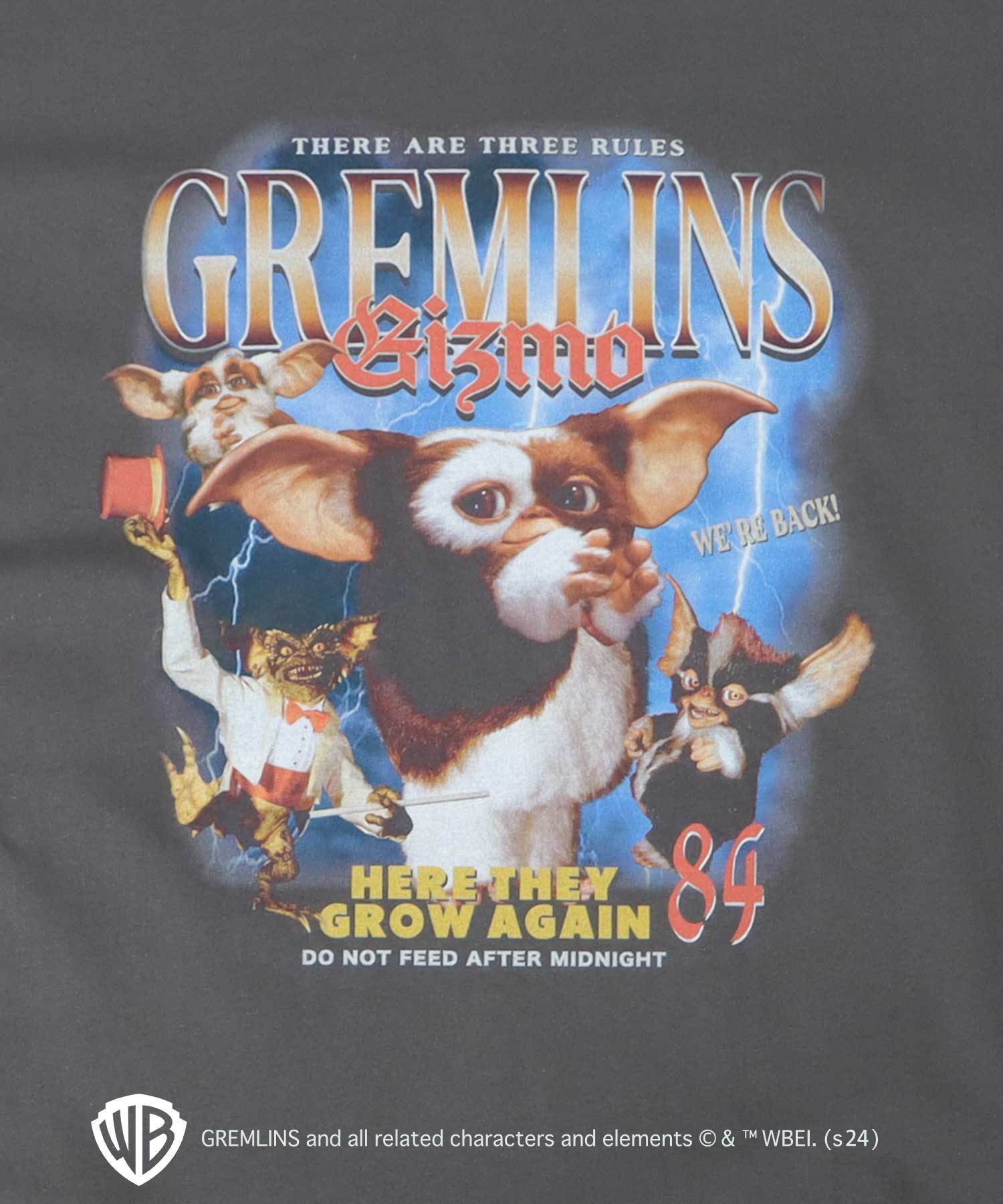 A.M.S.select A.M.S.select 格林敏 T恤 短袖 男士 女士 吉茲莫 照片T恤 照片T 印刷 復古風