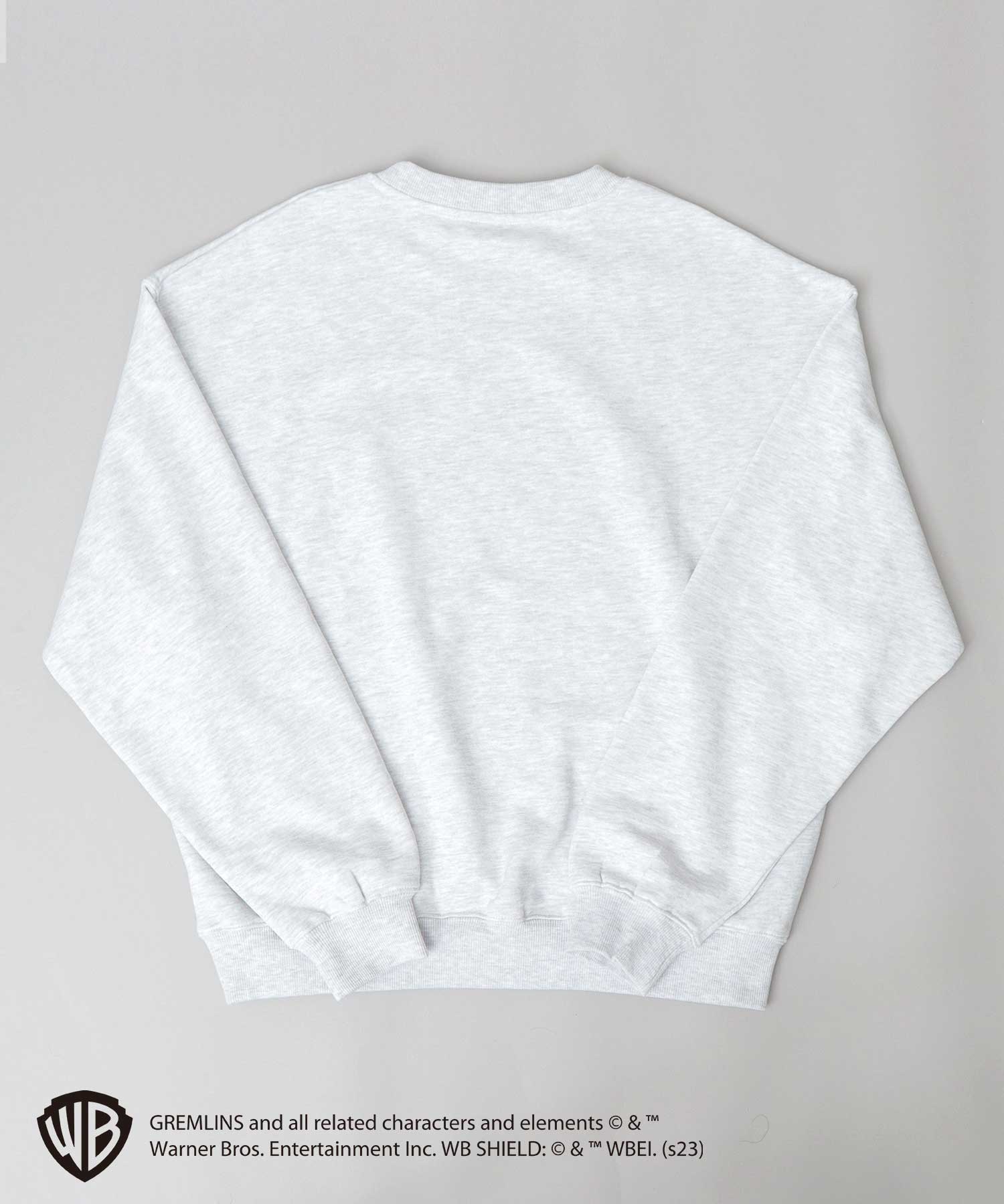 エーエムエスセレクト A.M.S.select GREMRINS グレムリン バンドTシャツ風 ギズモ 裏パイル スウェット トレーナー （スミクロ） スミクロ