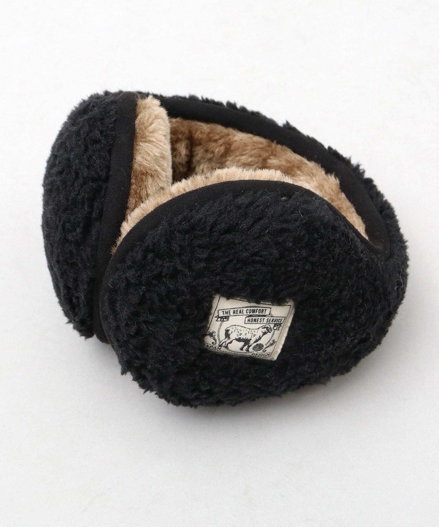 A.M.S.select fluffy boa earmuffs ear warmers cold protection commuting school