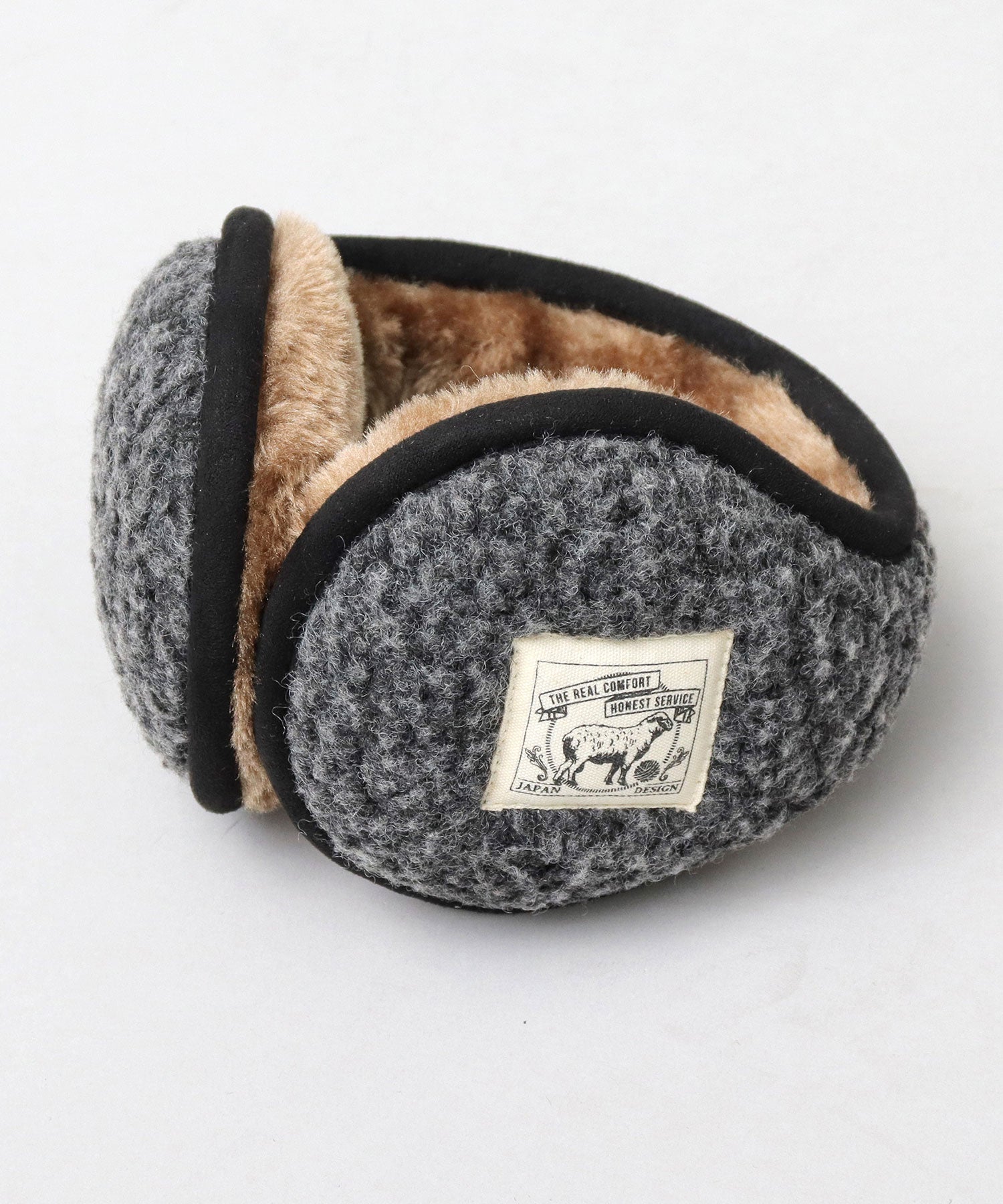 A.M.S.select fluffy boa earmuffs ear warmers cold protection commuting school