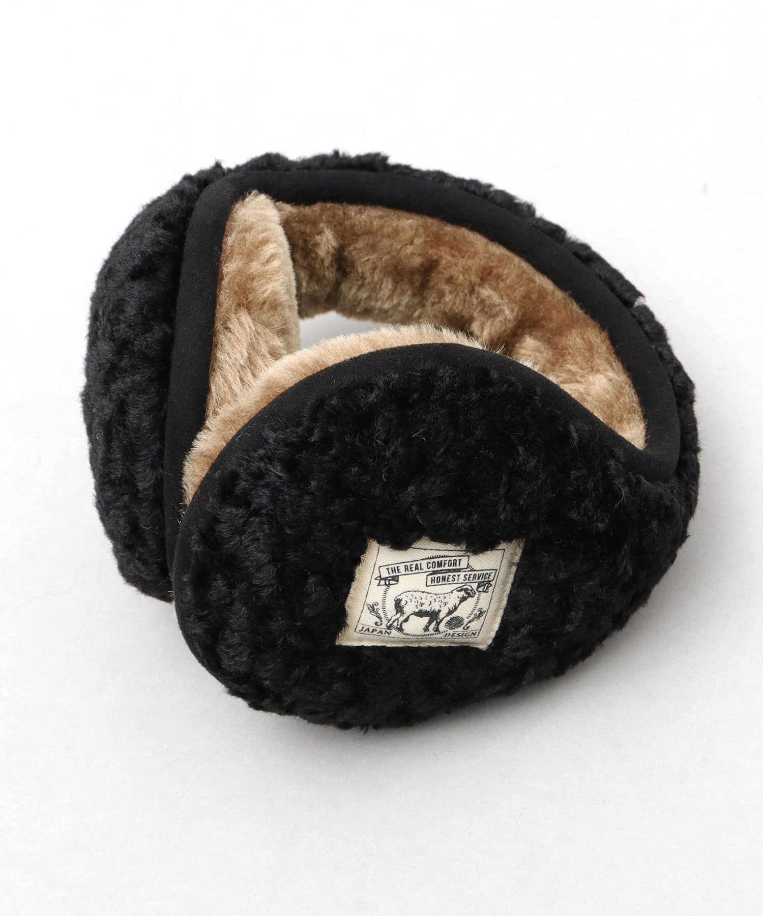 A.M.S.select fluffy boa earmuffs ear warmers cold protection commuting school