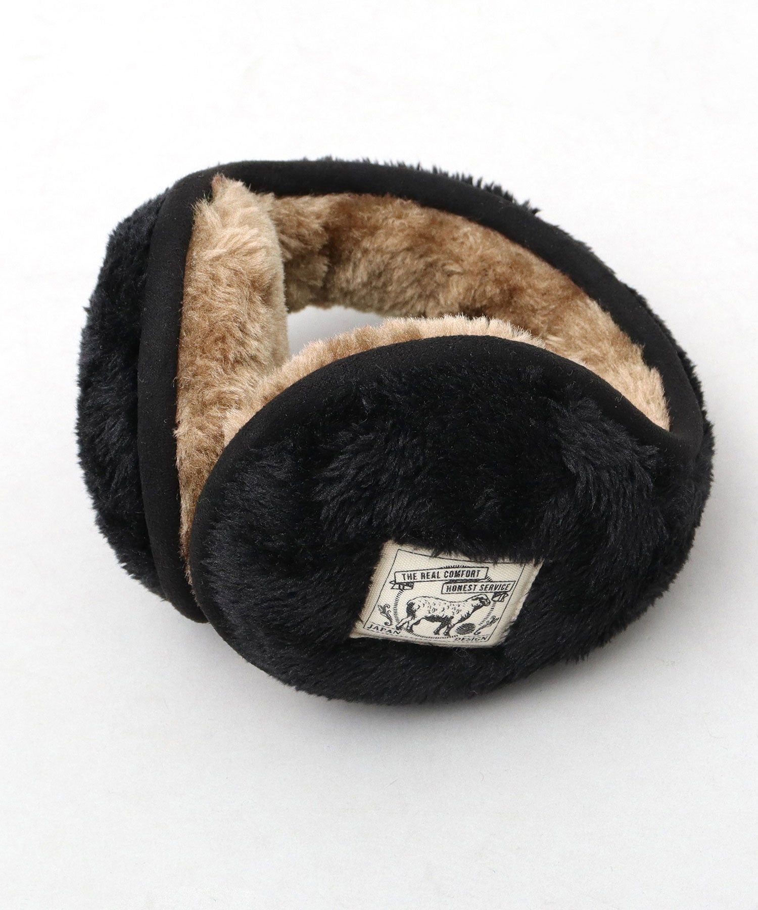 A.M.S.select fluffy boa earmuffs ear warmers cold protection commuting school
