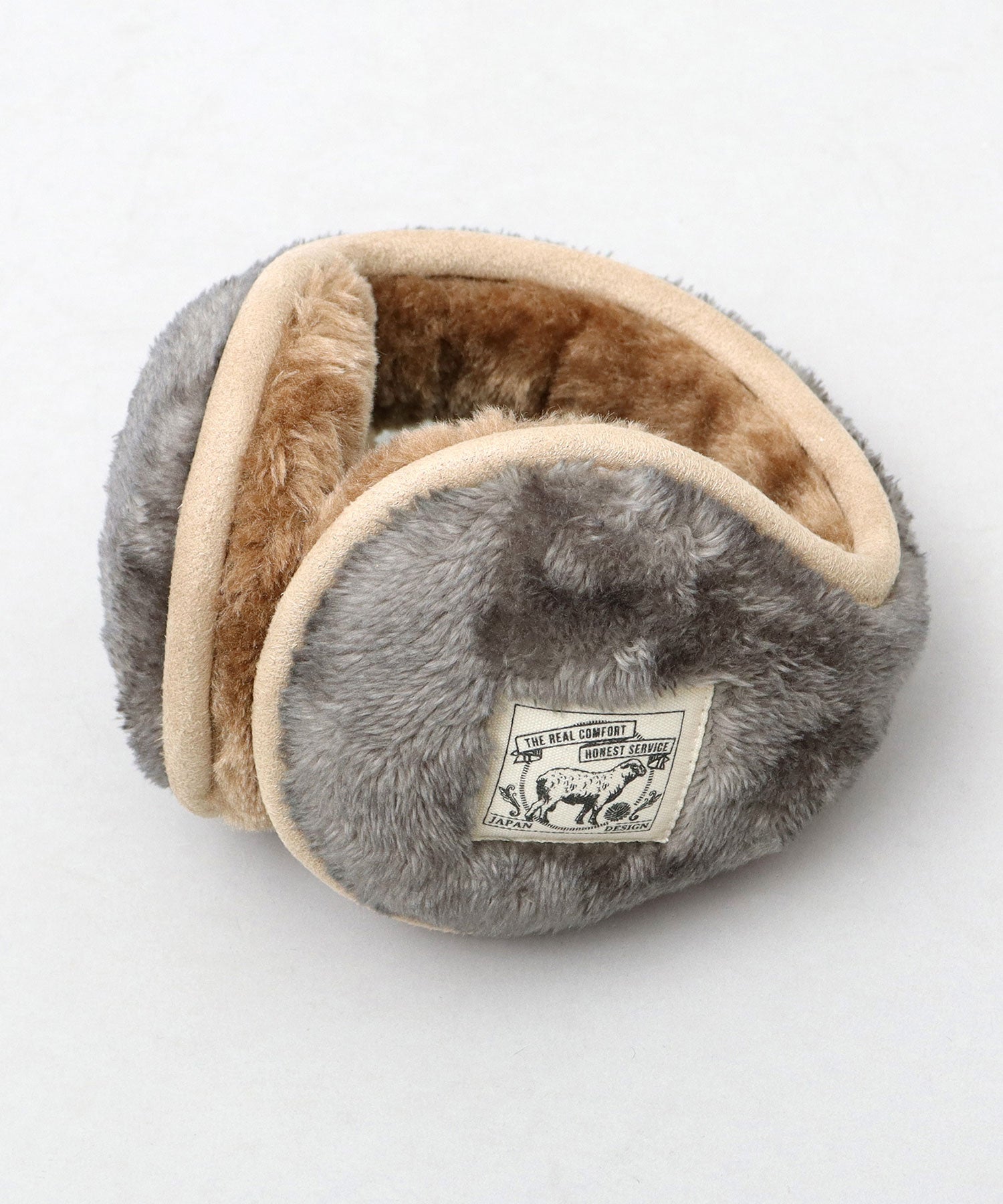 A.M.S.select fluffy boa earmuffs ear warmers cold protection commuting school
