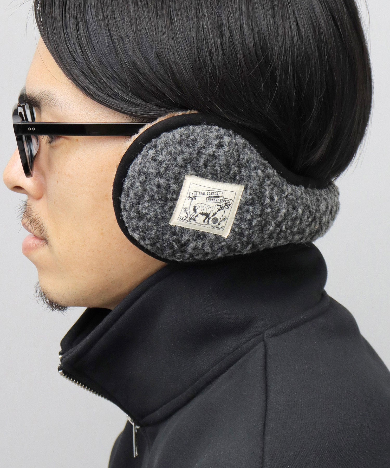 A.M.S.select fluffy boa earmuffs ear warmers cold protection commuting school