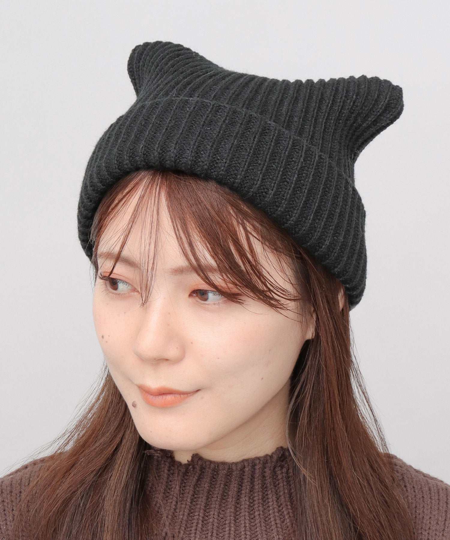 A.M.S.select A.M.S.select Knit Hat Cat Ears Knit Cap