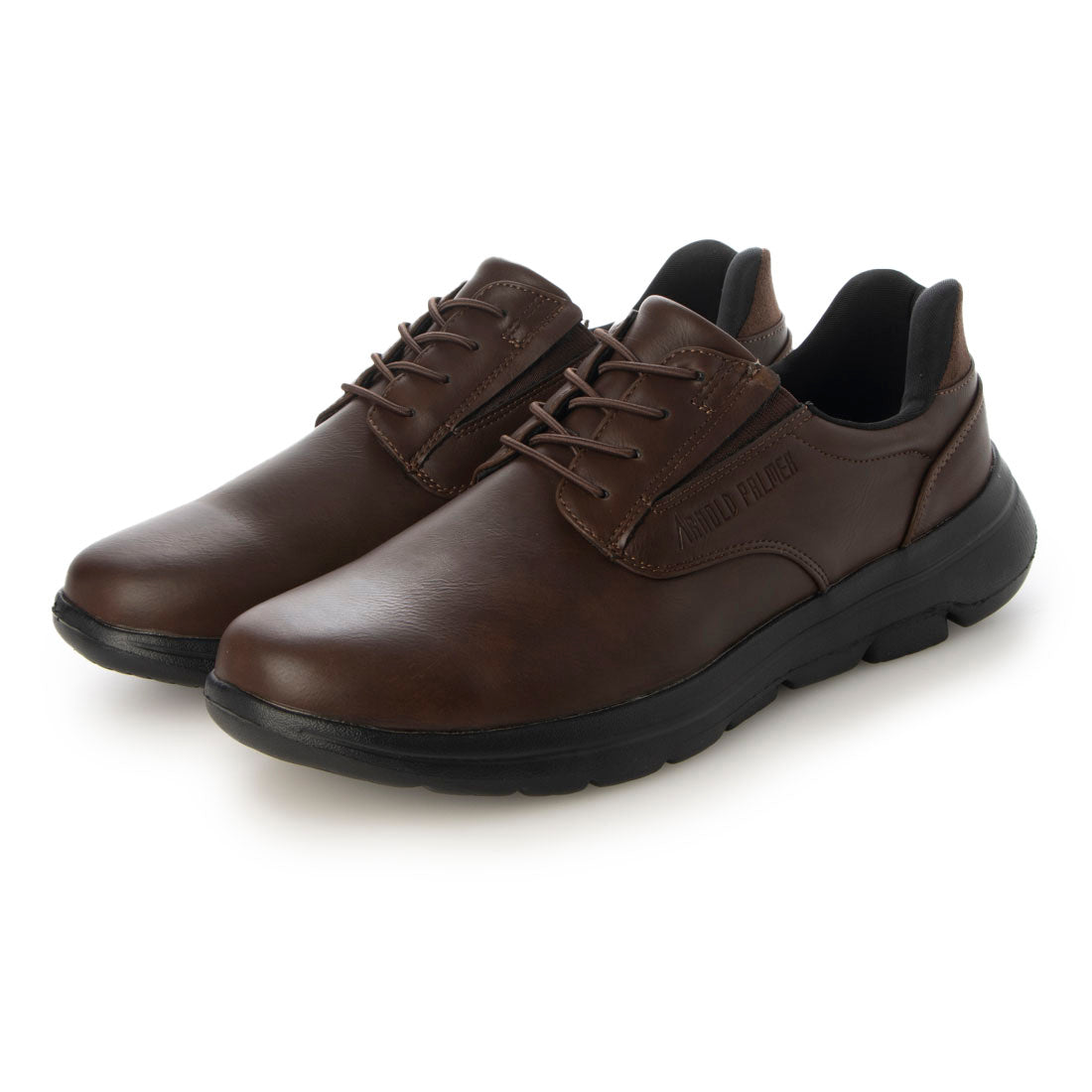 アーノルド パーマー フットウェアー Arnold Palmer FOOTWEAR AP0061 メンズ 軽量 撥水 カジュアル スニーカー ハンズフリー,DARK BROWN