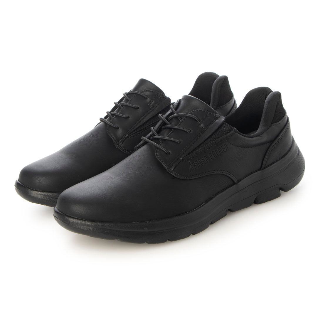 アーノルド パーマー フットウェアー Arnold Palmer FOOTWEAR AP0061 メンズ 軽量 撥水 カジュアル スニーカー ハンズフリー,BLACK