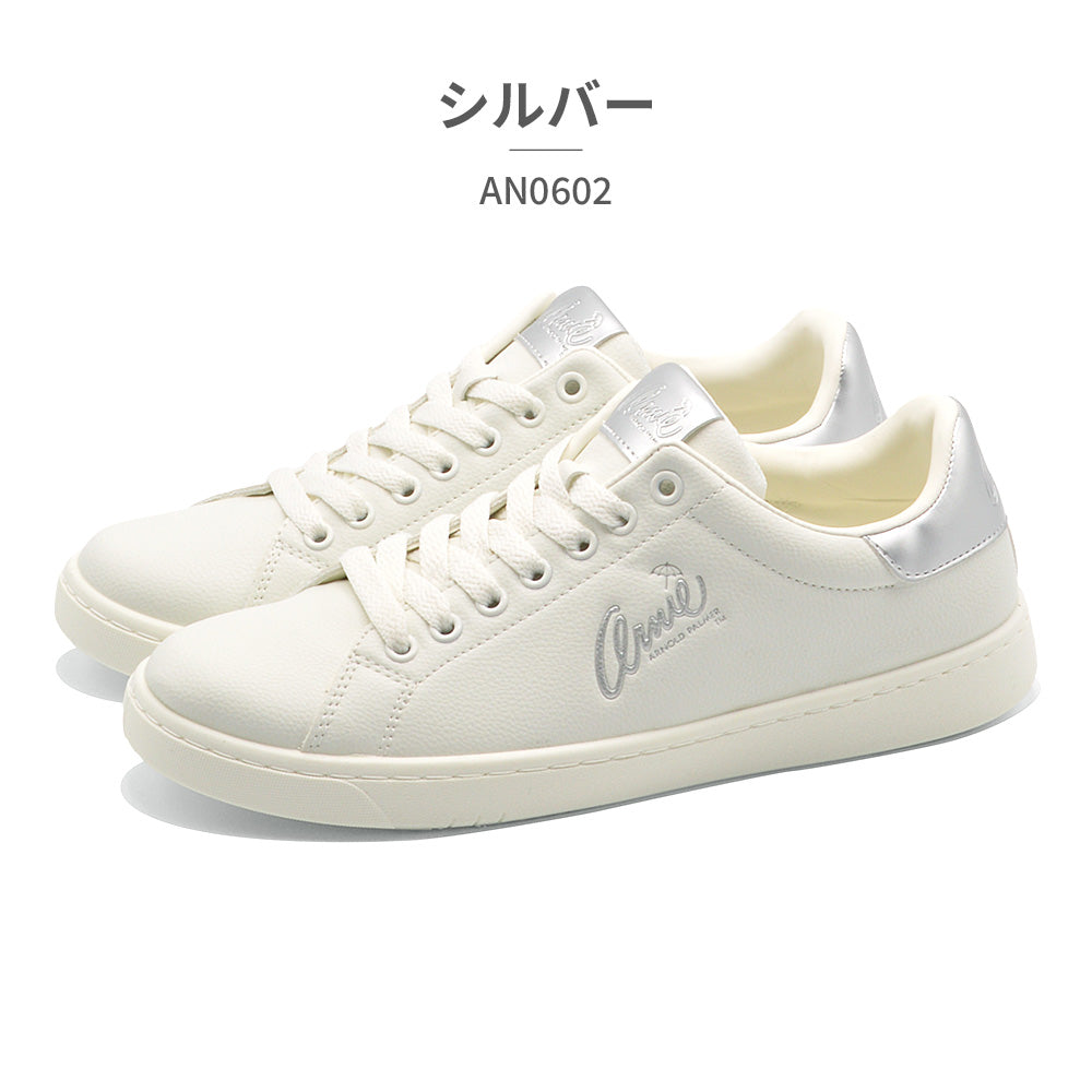 アーノルド パーマー フットウェアー Arnold Palmer FOOTWEAR スニーカー レディース AN0602 arnold palmer コートスニーカー （シルバー） シルバー