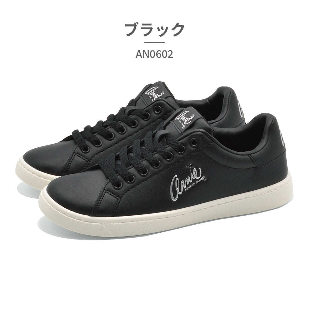 アーノルド パーマー フットウェアー Arnold Palmer FOOTWEAR スニーカー レディース AN0602 arnold palmer コートスニーカー （ブラック） ブラック