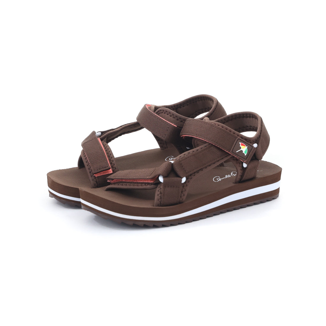 アーノルド パーマー フットウェアー Arnold Palmer FOOTWEAR レディース サンダル スポーツサンダル AL5418 マジックテープ スポサン カジュアル 軽量 歩きやすい  夏 （ブラウン） ブラウン