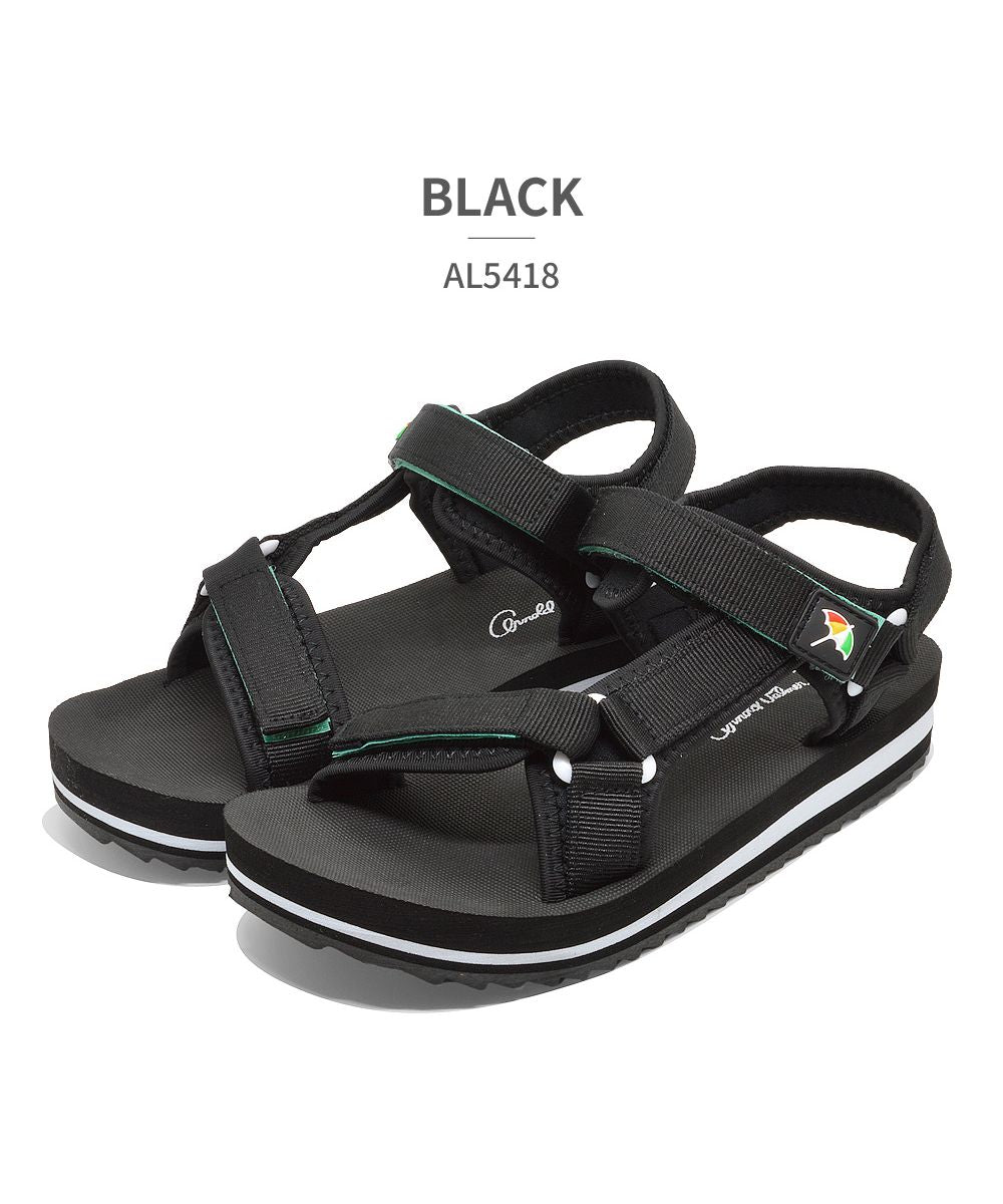 アーノルド パーマー フットウェアー Arnold Palmer FOOTWEAR レディース スポーツサンダル AL5418,ブラック