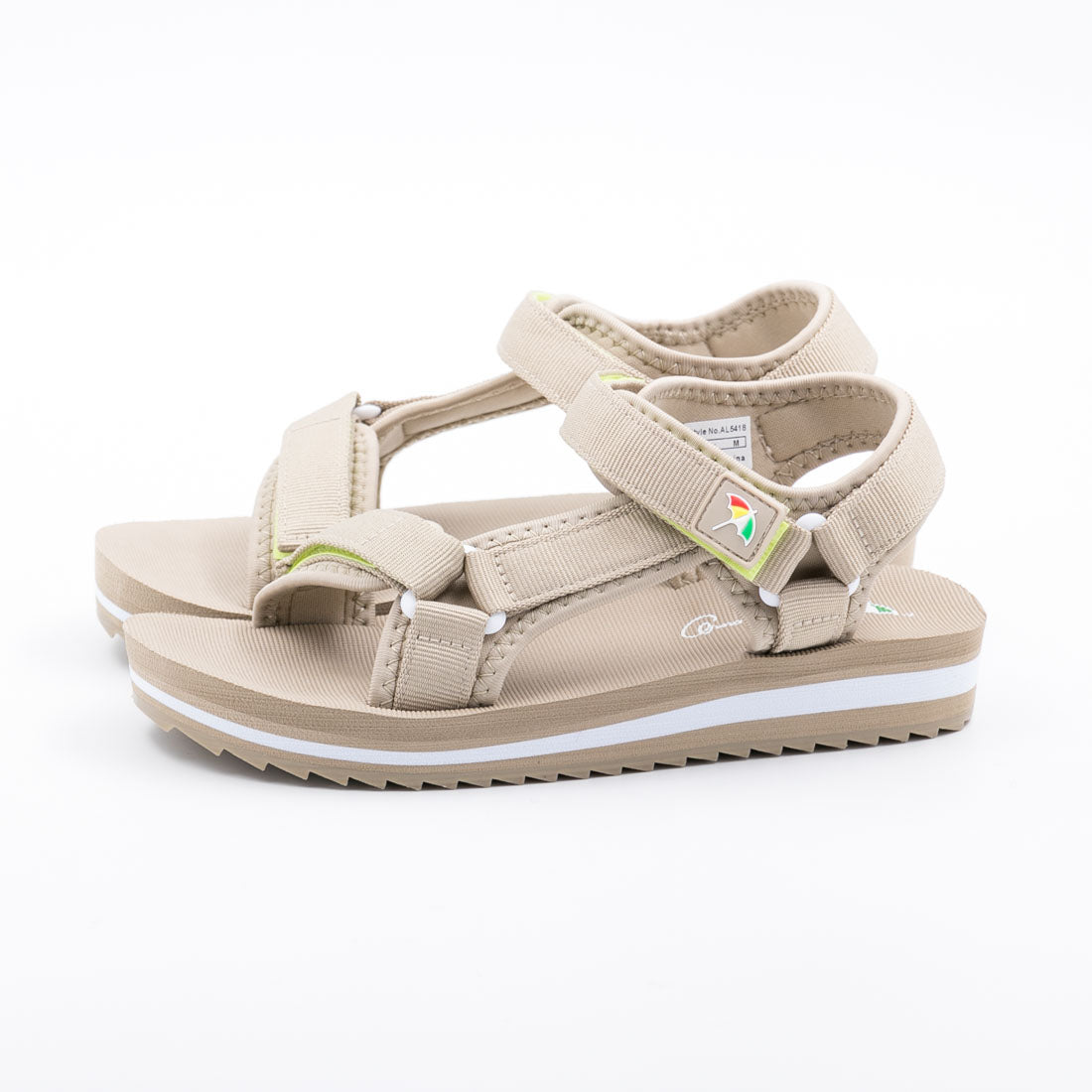 アーノルド パーマー フットウェアー Arnold Palmer FOOTWEAR レディース スポーツサンダル AL5418 マジックテープ スポサン カジュアル 軽量 歩きやすい 旅行 夏 （ベージュ） ベージュ