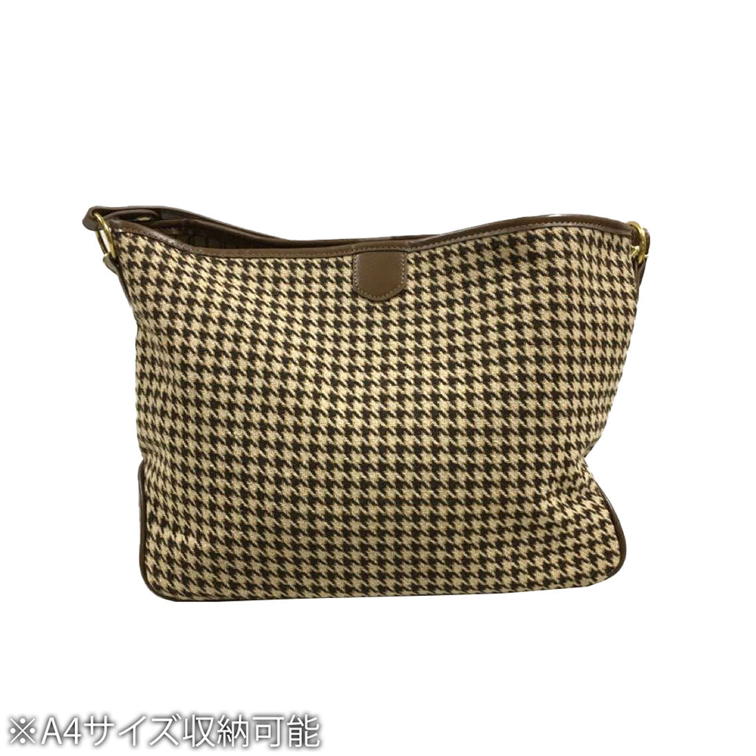 アミュレット Amulet 千鳥格子柄2WAYバッグ レディース かばん 10代 20代 30代 韓国ファッション A4サイズ収納可 通勤 通学 オフィスカジュアル 大容量 肩掛け 斜めがけ