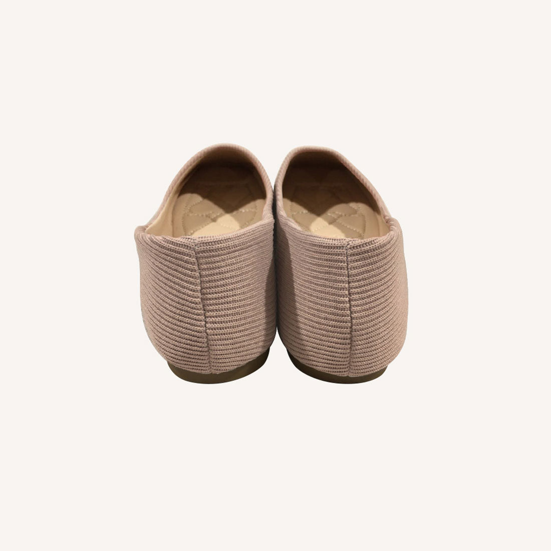 Amulet Square Flat Pumps Women's Shoes Teens 20s 30s Korean Fashion Korean Office Casual Large Sizes Soft Low Heels