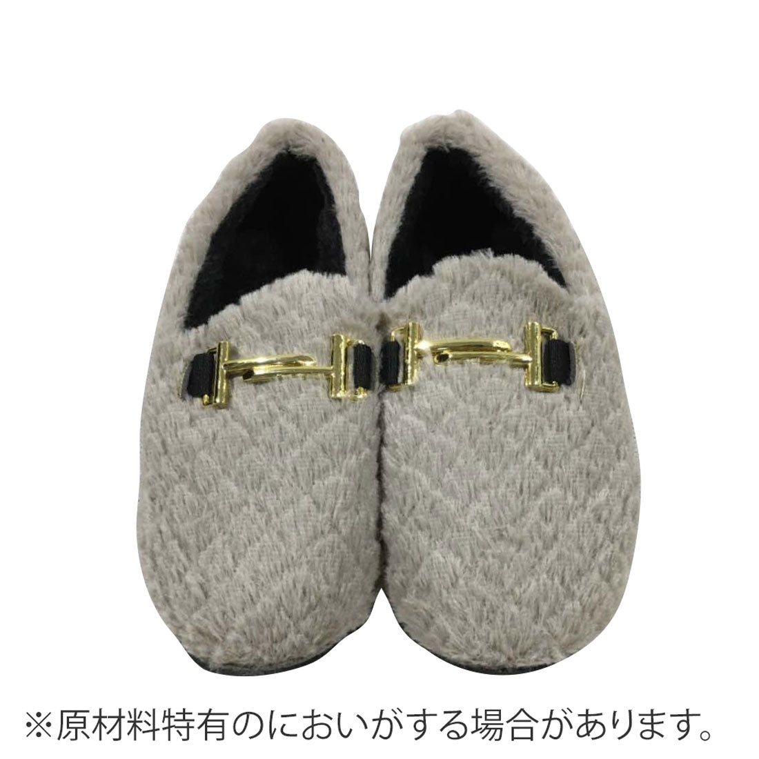 アミュレット Amulet フェイクファーフラットシューズ レディース 靴 秋 冬 10代 20代 30代 韓国ファッション 韓国 ローヒール ビット モノトーン もこもこ 可愛い