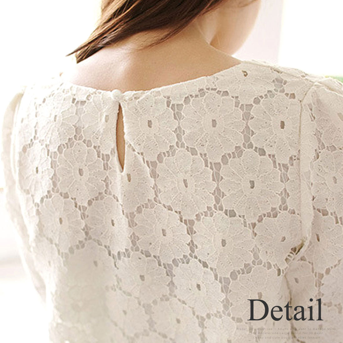 アミュレット Amulet レース地♪花柄シンプルブラウス♪きれいめデザイン♪