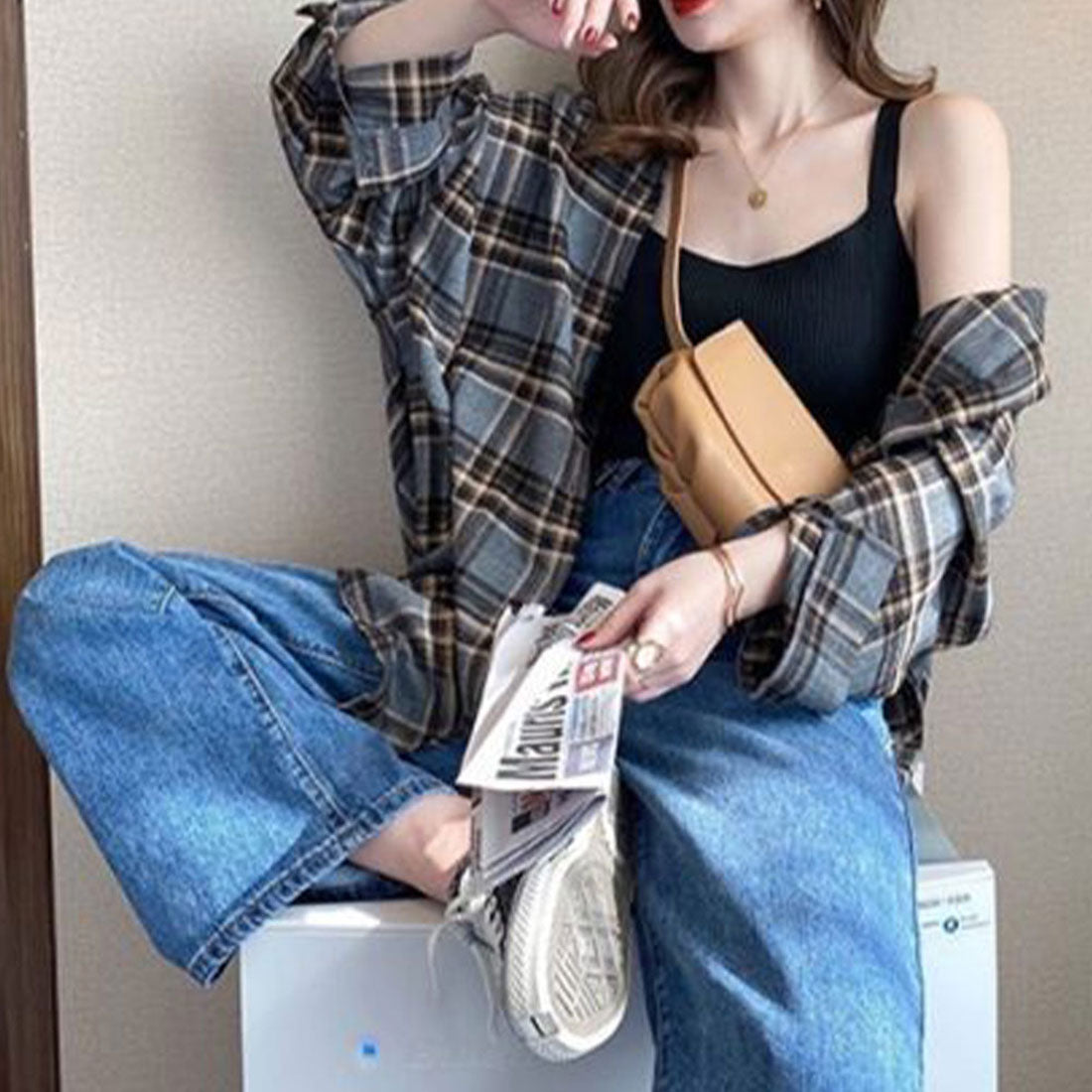 アミュレット Amulet リブタンクトップ インナー使いに最適 キャミソール シンプルデザイン 使い勝手抜群 レディース （ホワイト） ホワイト