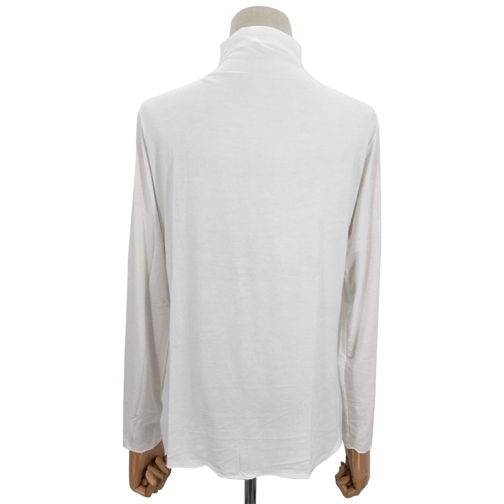 アミュレット Amulet ハイネックカットソー レディース 長袖 無地 薄手 シンプル 柔らか 着回し