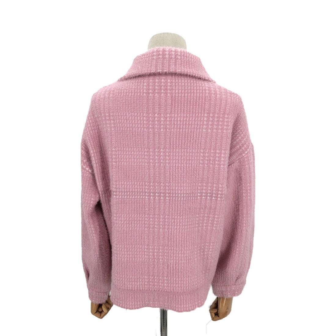 アミュレット Amulet チェック柄ジャケット レディース アウター 長袖 秋服 冬服 10代 20代 30代 韓国ファッション 韓国 ポケット 可愛い カジュアル