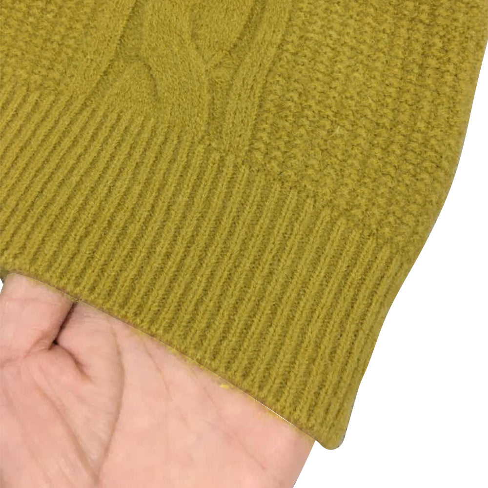 アミュレット Amulet Vネックニットベスト レディース トップス 秋服 冬服 10代 20代 30代 韓国ファッション 韓国 オフィスカジュアル シンプル ケーブル柄 ボタン