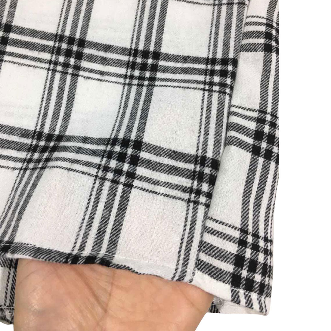 Amulet Checkered Oversized Shirt for Women, Tops, Long Sleeves, Autumn Clothes, Winter Clothes, Teens, 20s, 30s, Korean Fashion, Korea, Large Sizes, Casual, Classic, Mix and Match