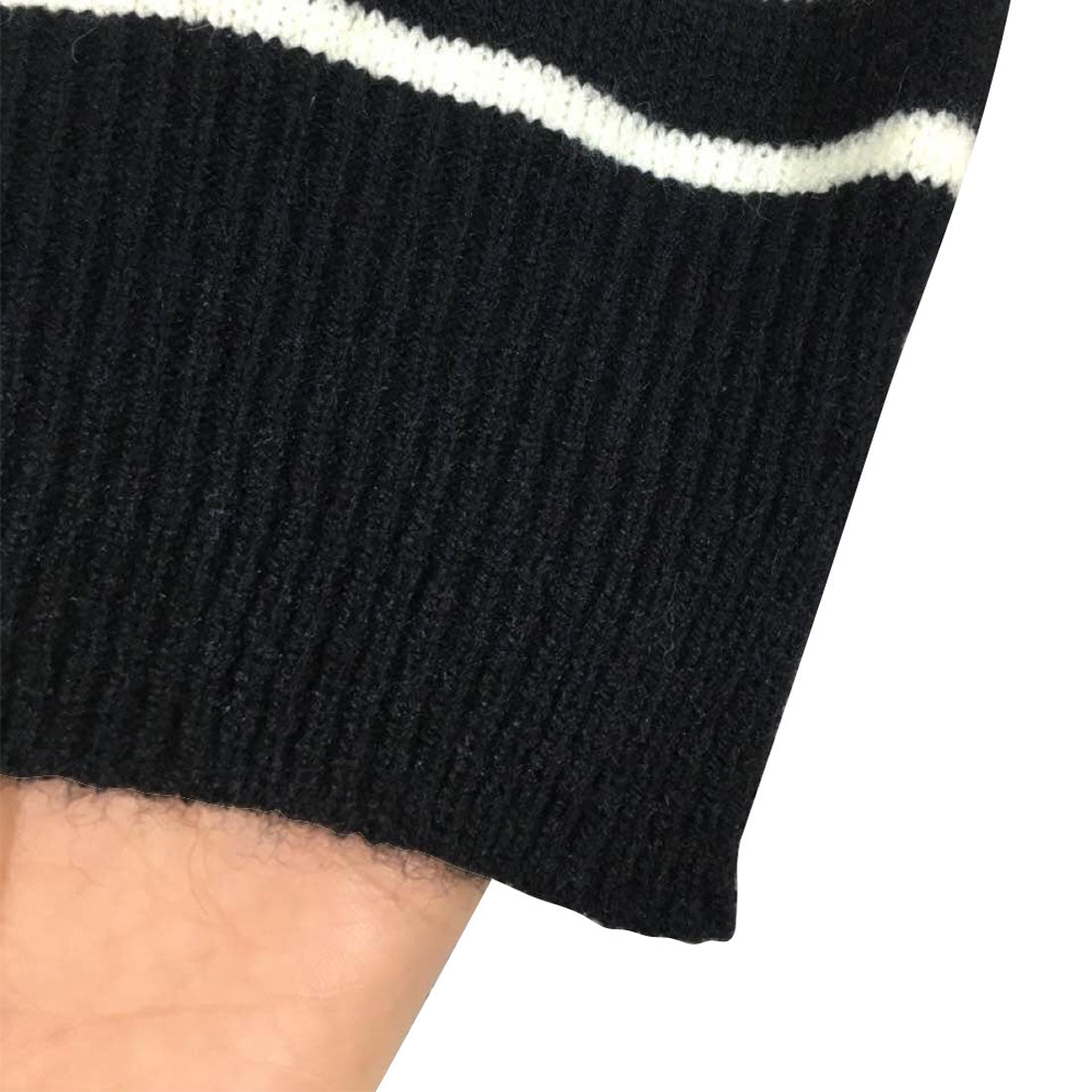 アミュレット Amulet Vネックボーダーニットベスト レディース トップス 秋服 春服 10代 20代 30代 韓国ファッション 韓国 カジュアル 定番 ちょい足し