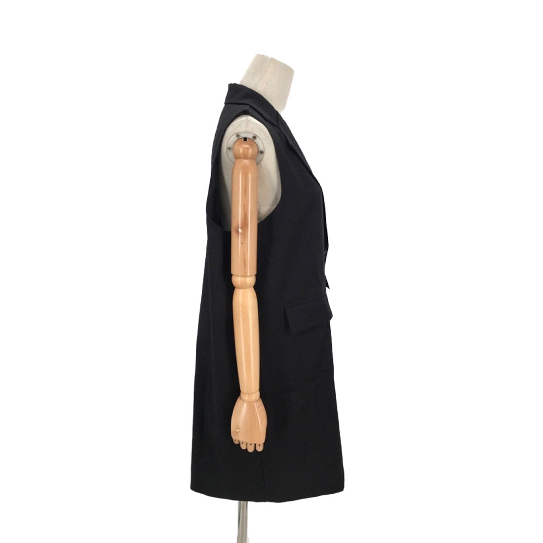 アミュレット Amulet ノースリーブジャケット レディース アウター ジレ ベスト トップス 長袖 春 夏服 秋 韓国ファッション 10代 20代 30代 オフィスカジュアル 無地