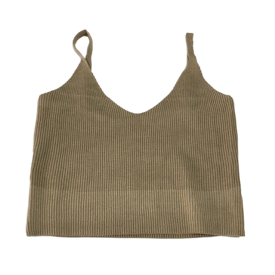 Amulet Short Knit Camisole Women's Tops Spring Summer Clothes Korean Fashion Teens 20s 30s Office Casual Summer Knit Layered Sexy