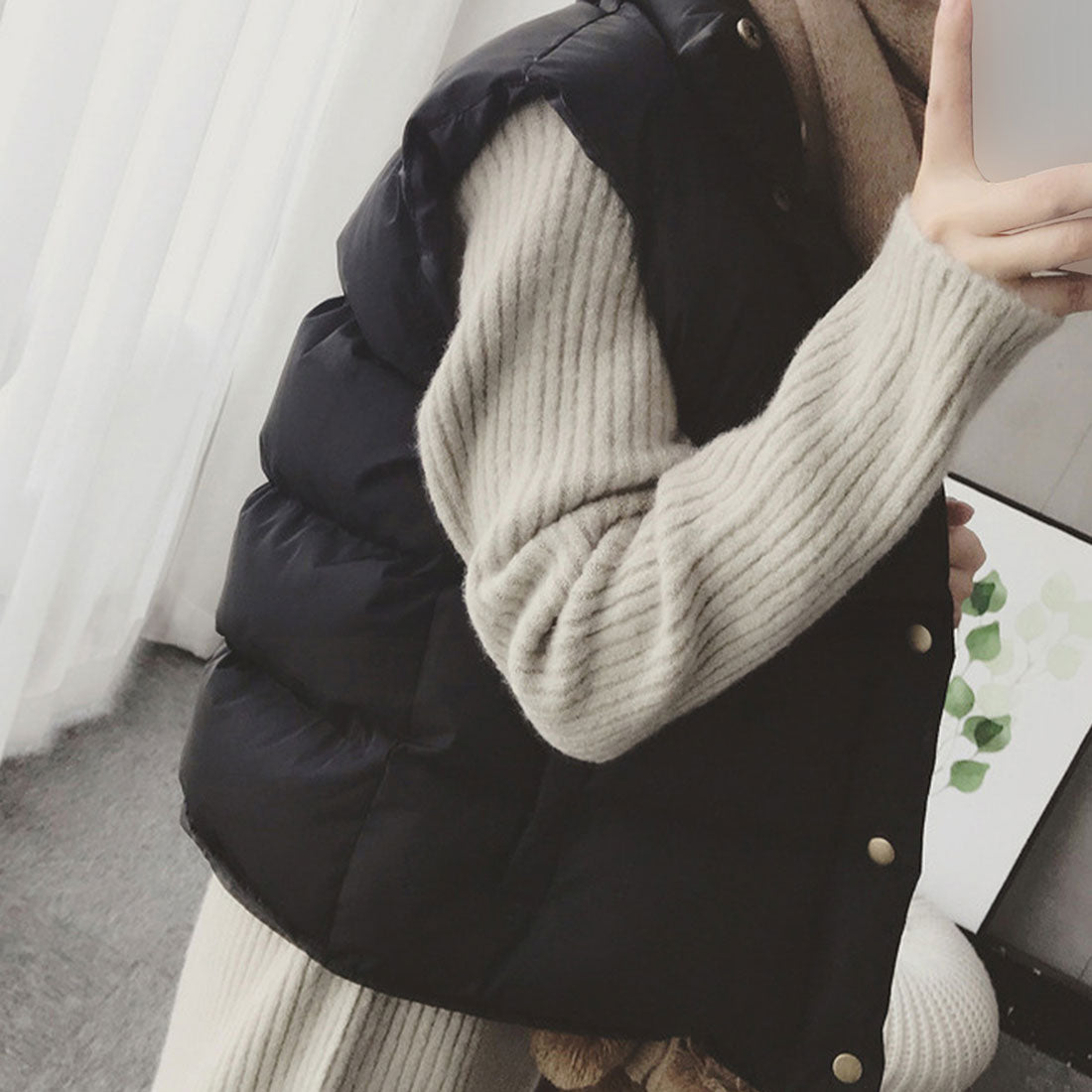 アミュレット Amulet ハイネックニットワンピース レディース 10代 20代 30代 韓国ファッション 秋 冬 カジュアル 可愛い 上品 シンプル 黒 長袖 デート