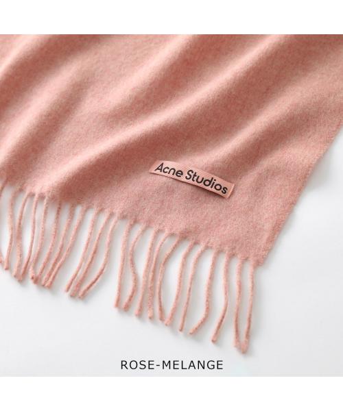 アクネストゥディオズ Acne Studios Acne Studios マフラー CA0209 ウール 無地 フリンジ 大判 （Black/ブラック） Black/ブラック