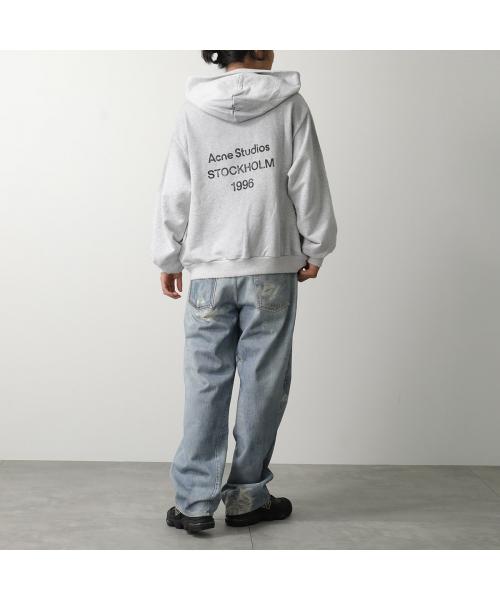 アクネストゥディオズ Acne Studios Acne Studios フーディー CI0159 FN-UX-SWEA000023 バックロゴ （92H/Pale-Grey-Melange） 92H/Pale-Grey-Melange