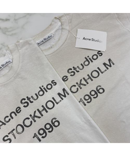 アクネストゥディオズ Acne Studios Acne Studios 長袖 カットソー CL0197 FN-UX-TSHI000016 ロゴ （DC6/Dusty-White） DC6/Dusty-White